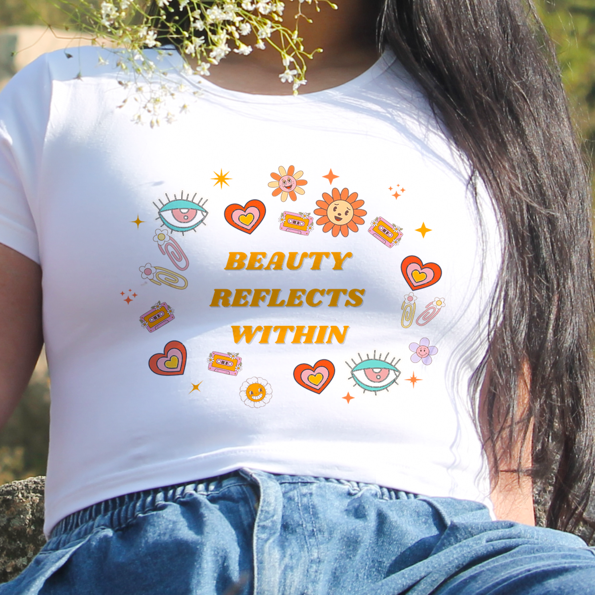 CROP TOP- Beauty Reflects Within