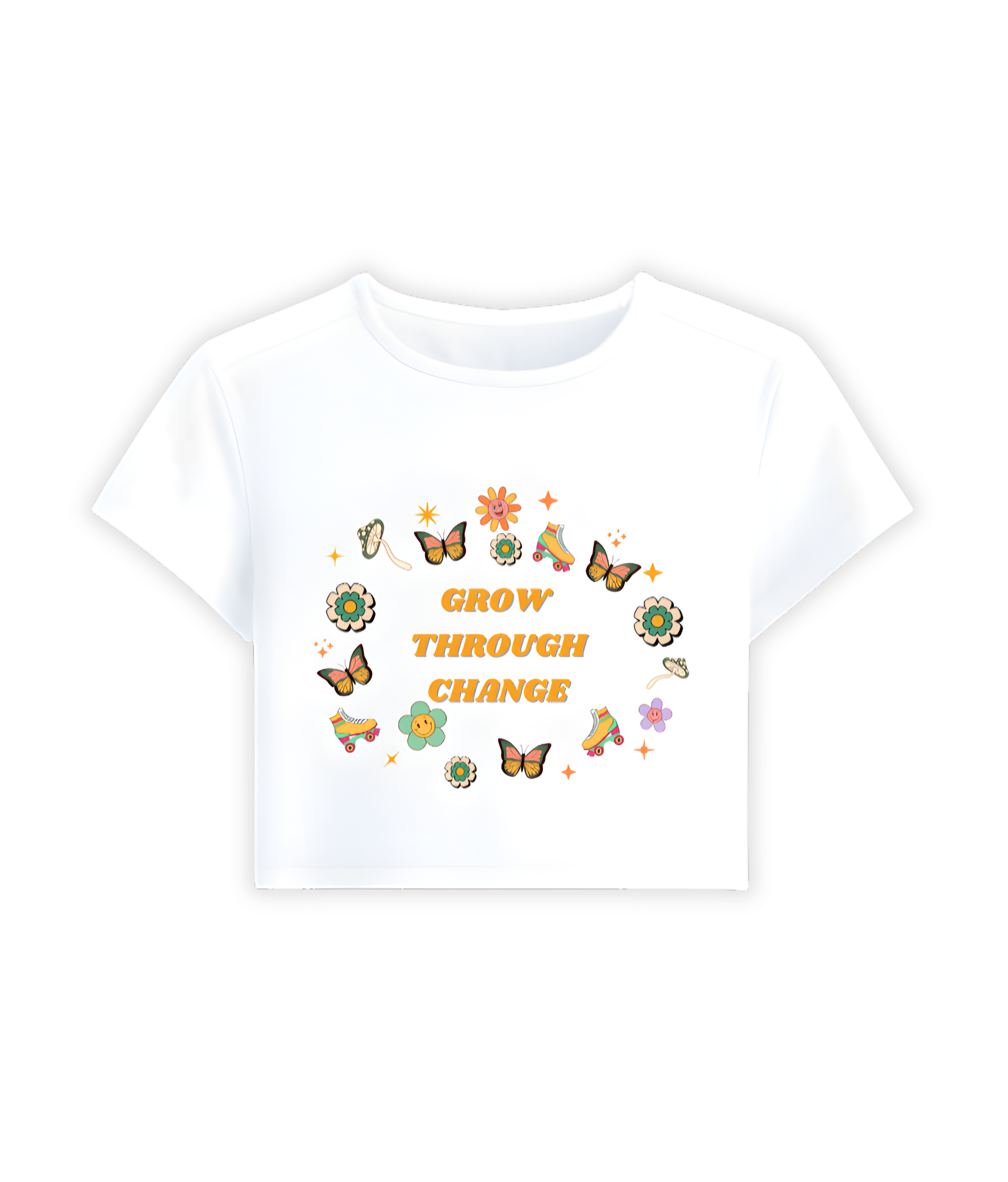 CROP TOP-Grow Through Change