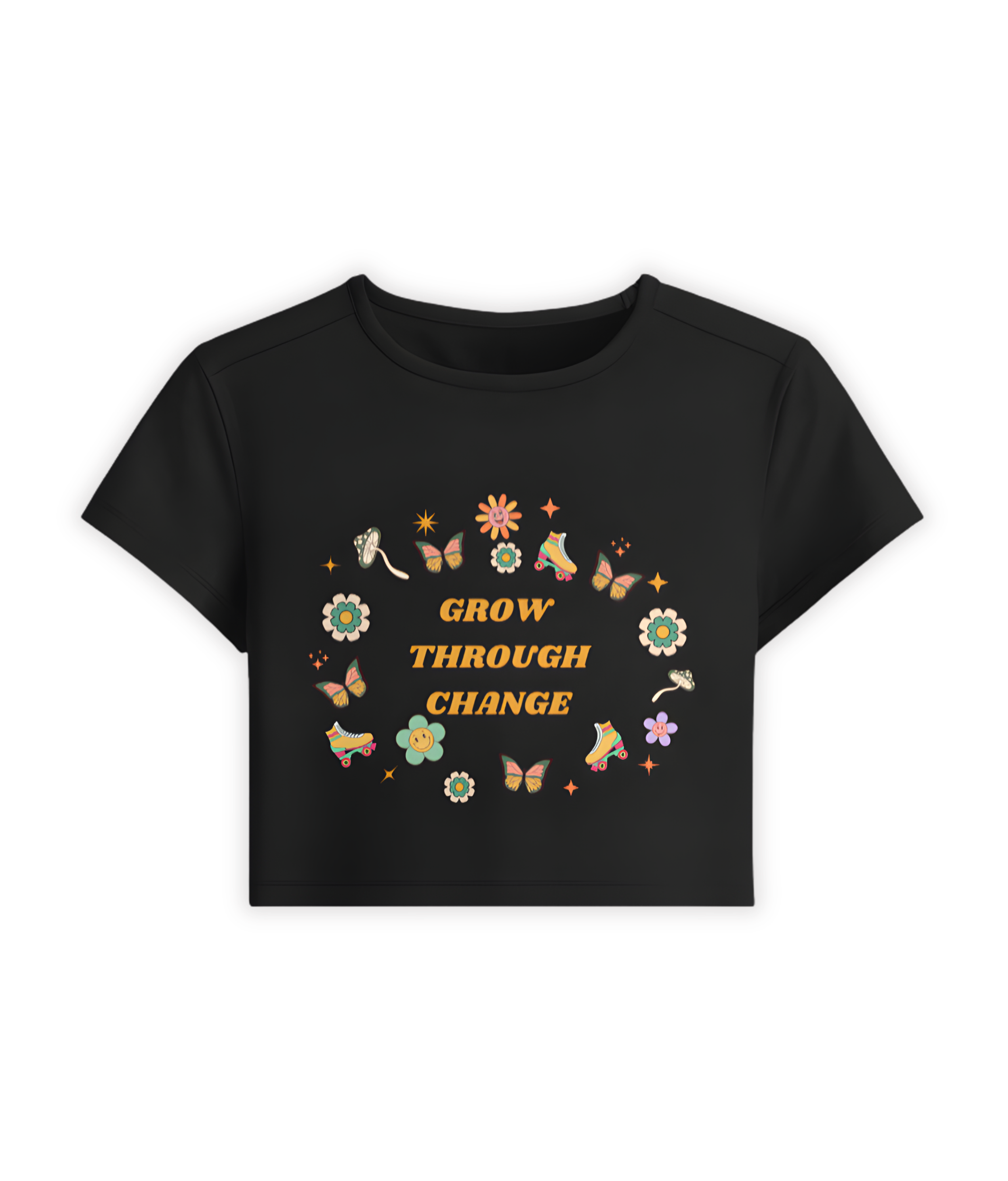 CROP TOP-Grow Through Change