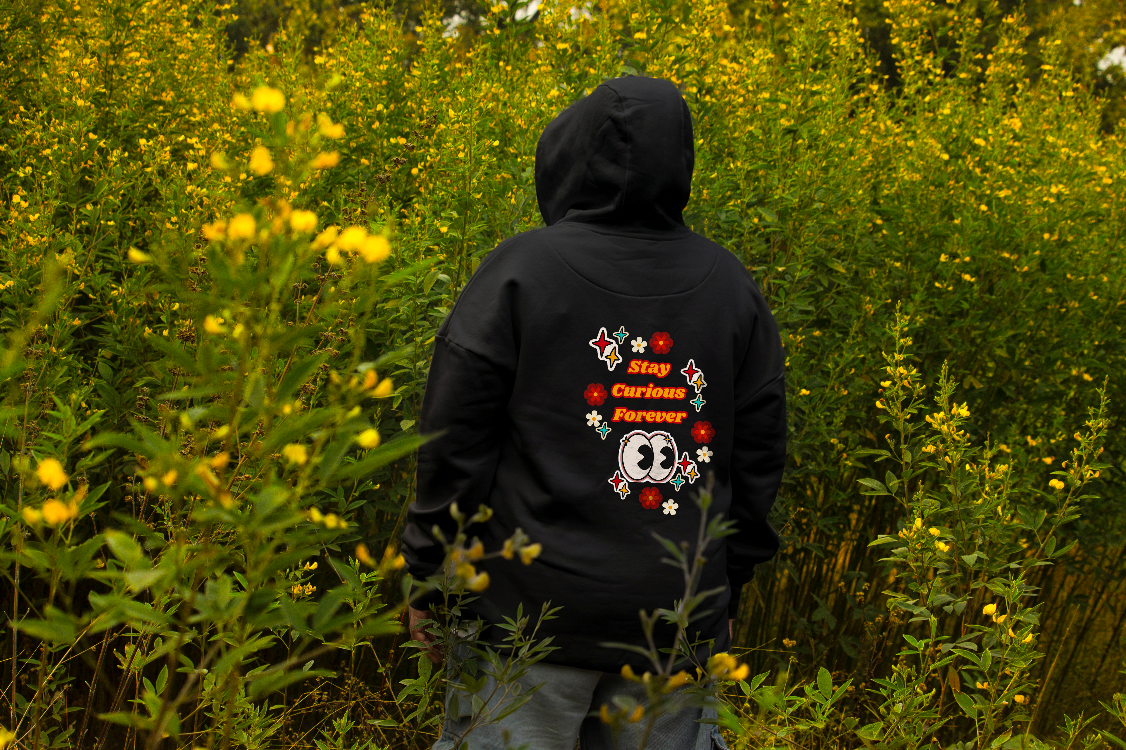 OVERSIZED HOODIE - Stay Curious Forever