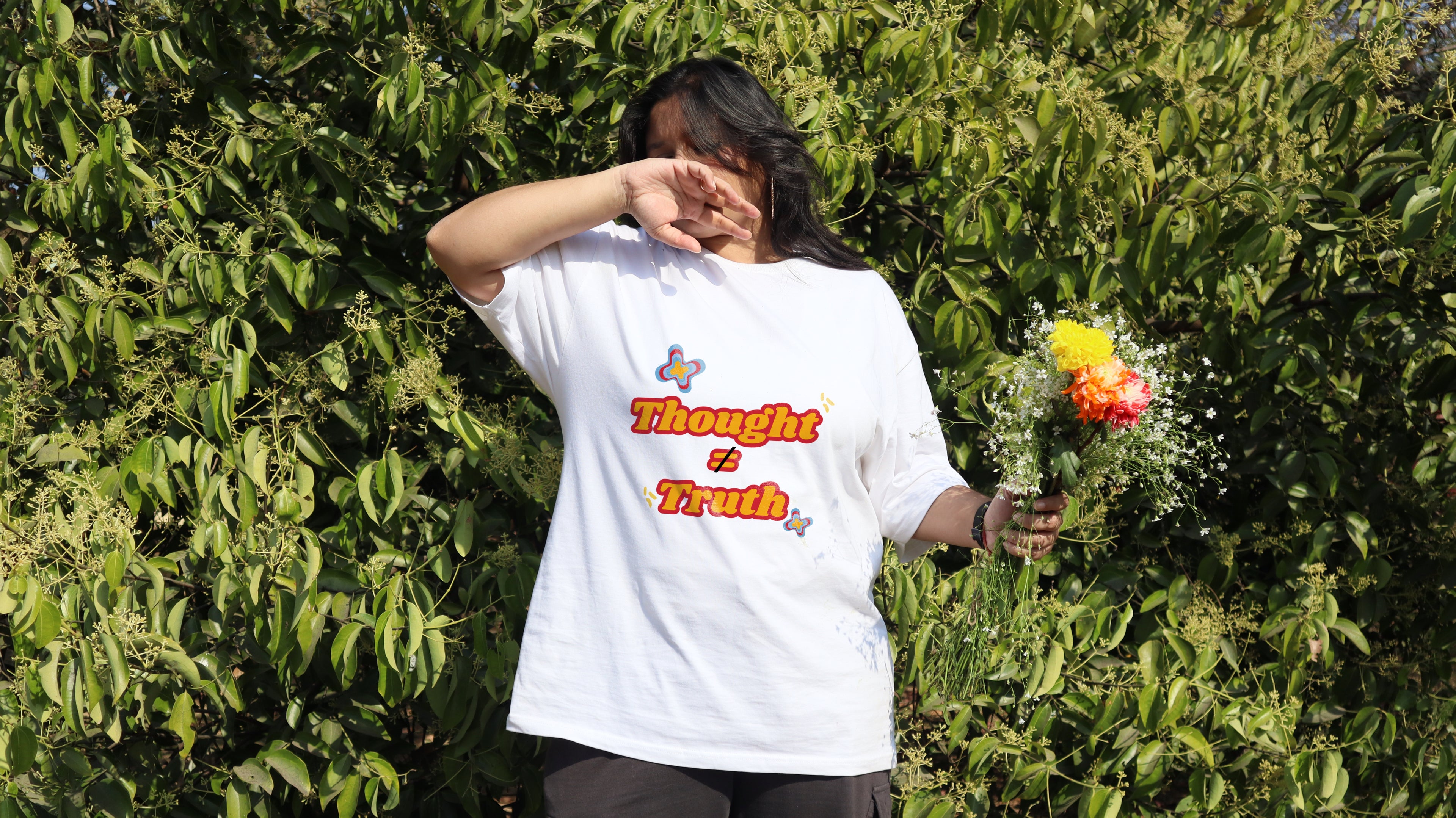 OVERSIZED T-SHIRT- Thought Is Not Equal To Truth