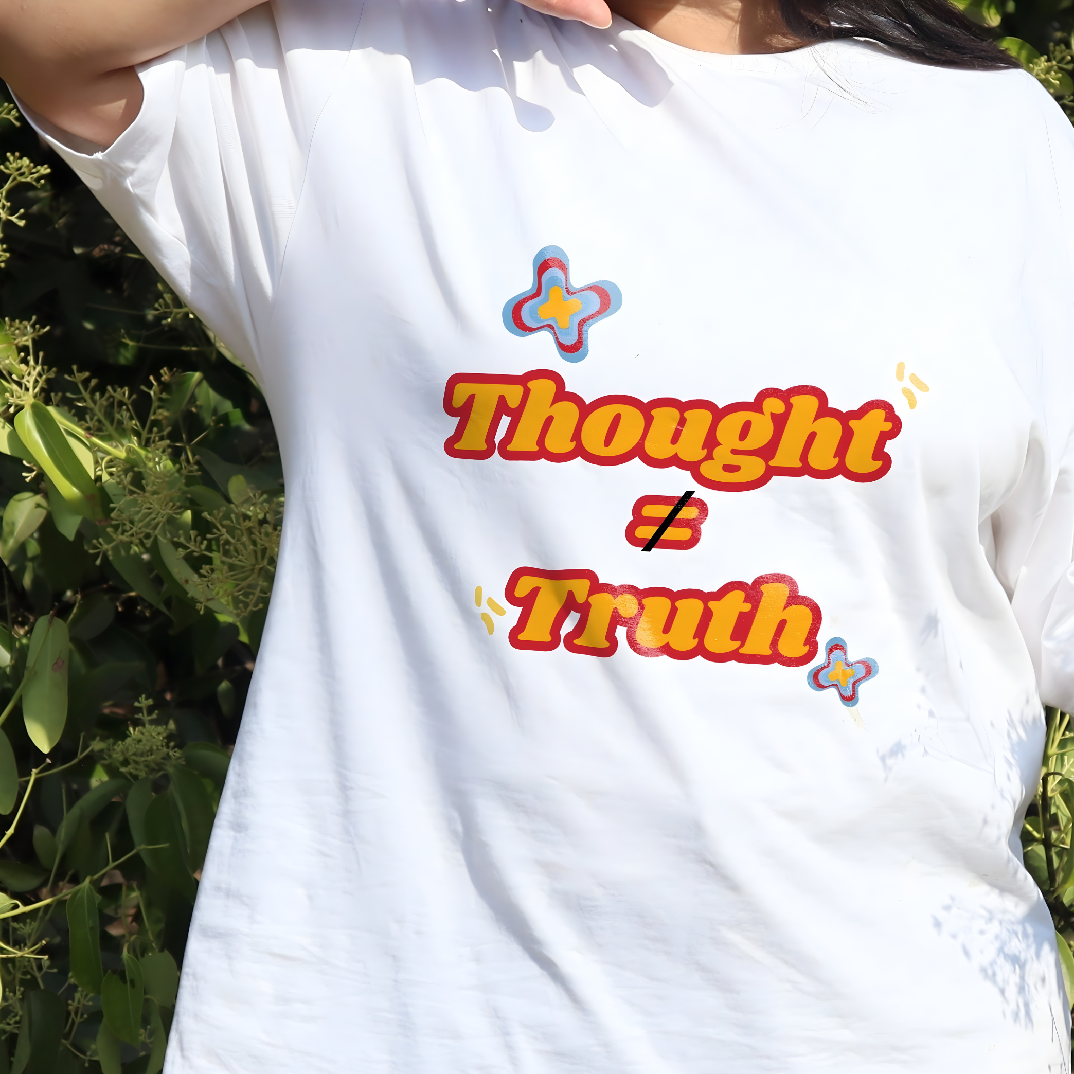 OVERSIZED T-SHIRT- Thought Is Not Equal To Truth
