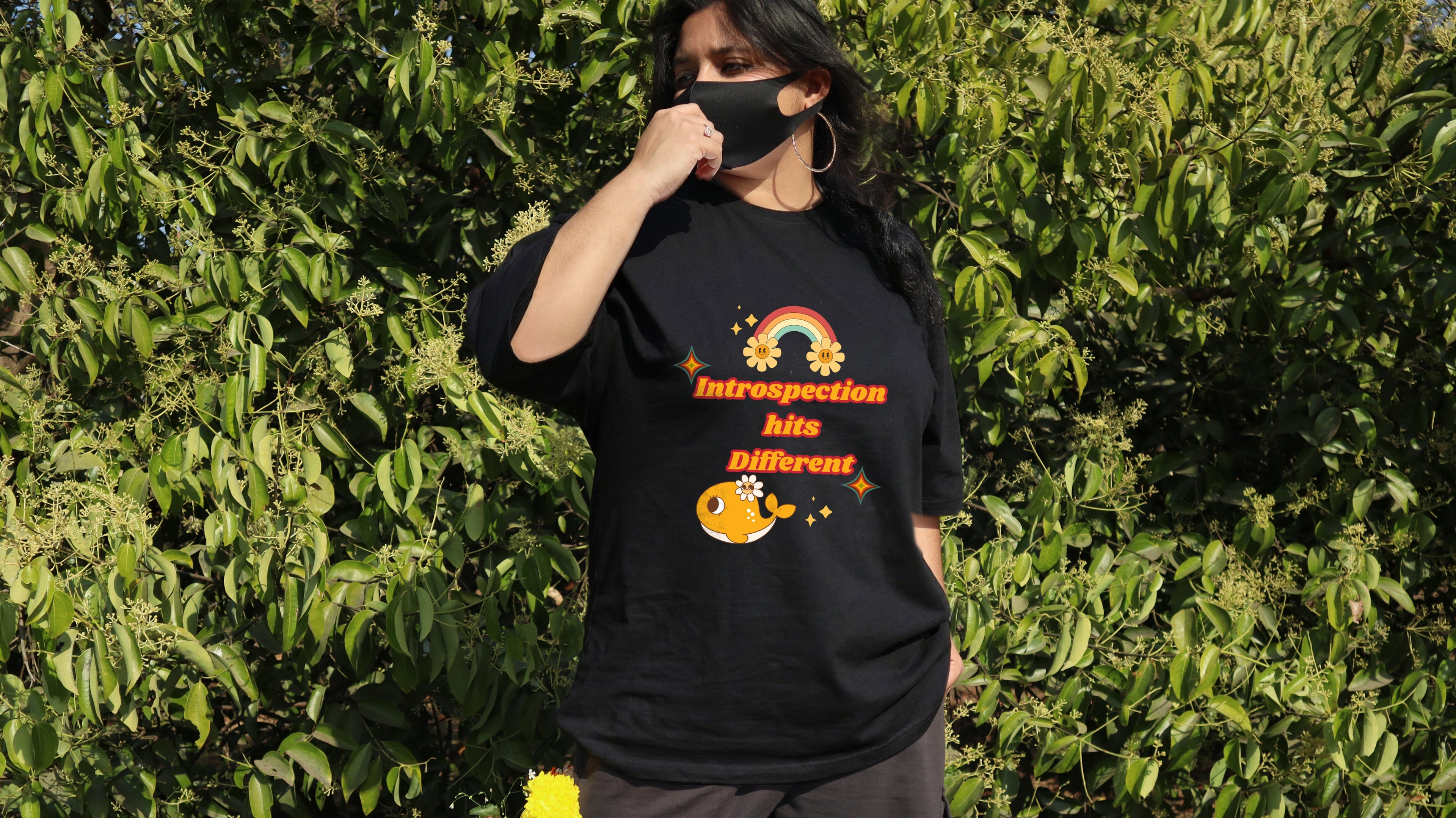 OVERSIZED T-SHIRT- Introspection Hits Different