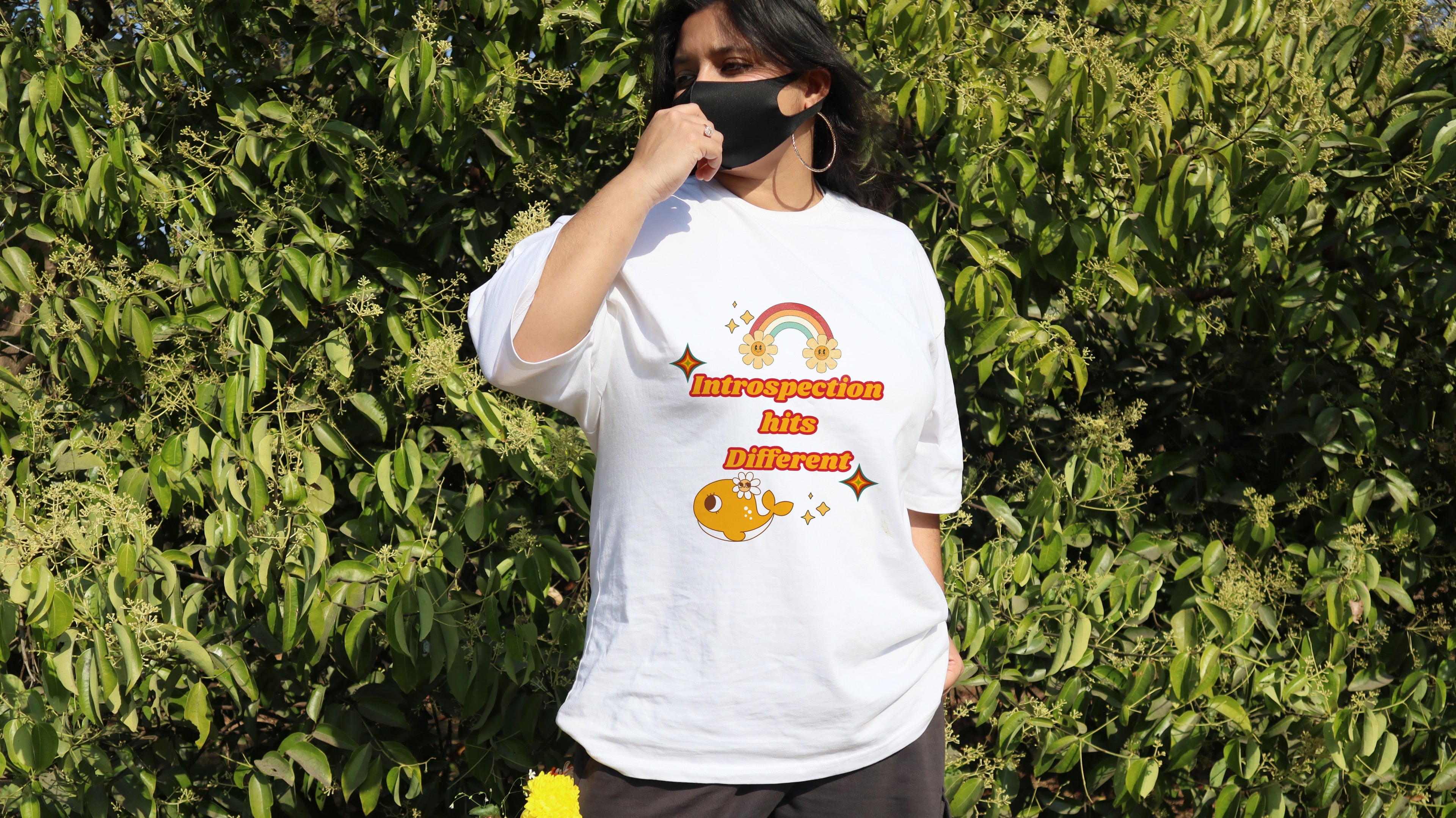 OVERSIZED T-SHIRT- Introspection Hits Different