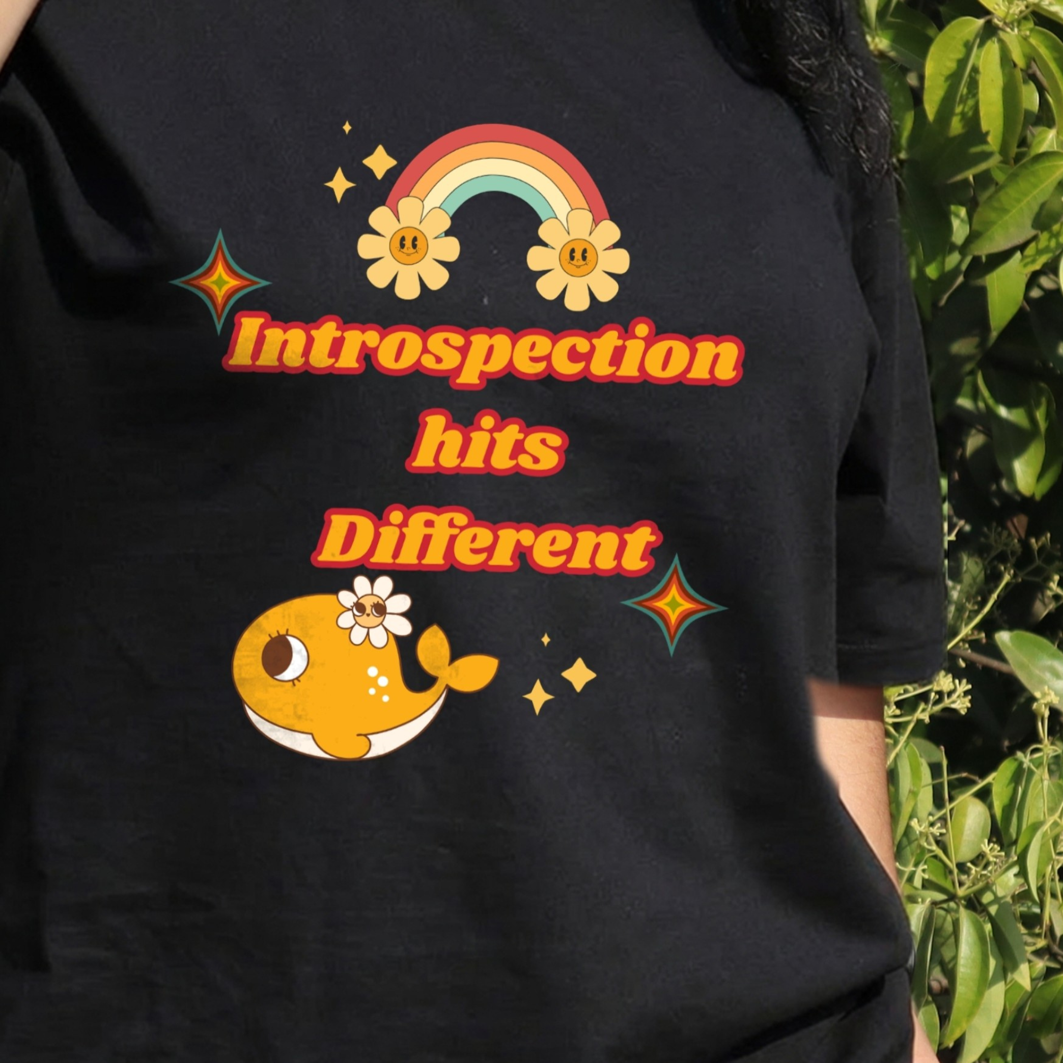 OVERSIZED T-SHIRT- Introspection Hits Different