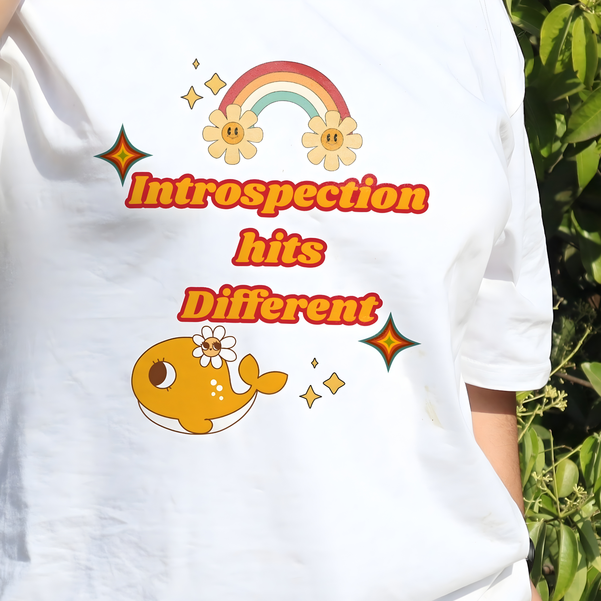 OVERSIZED T-SHIRT- Introspection Hits Different