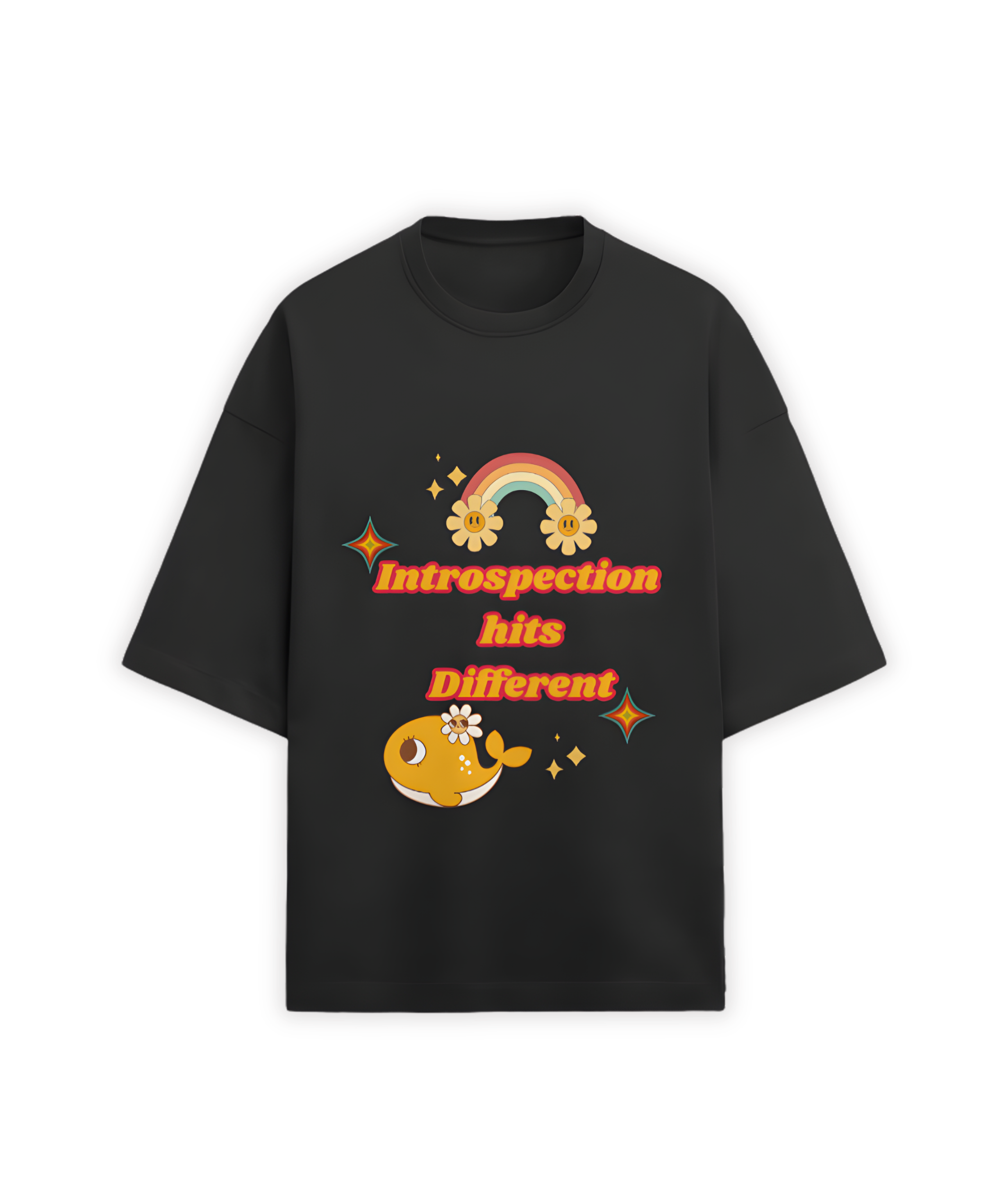OVERSIZED T-SHIRT- Introspection Hits Different