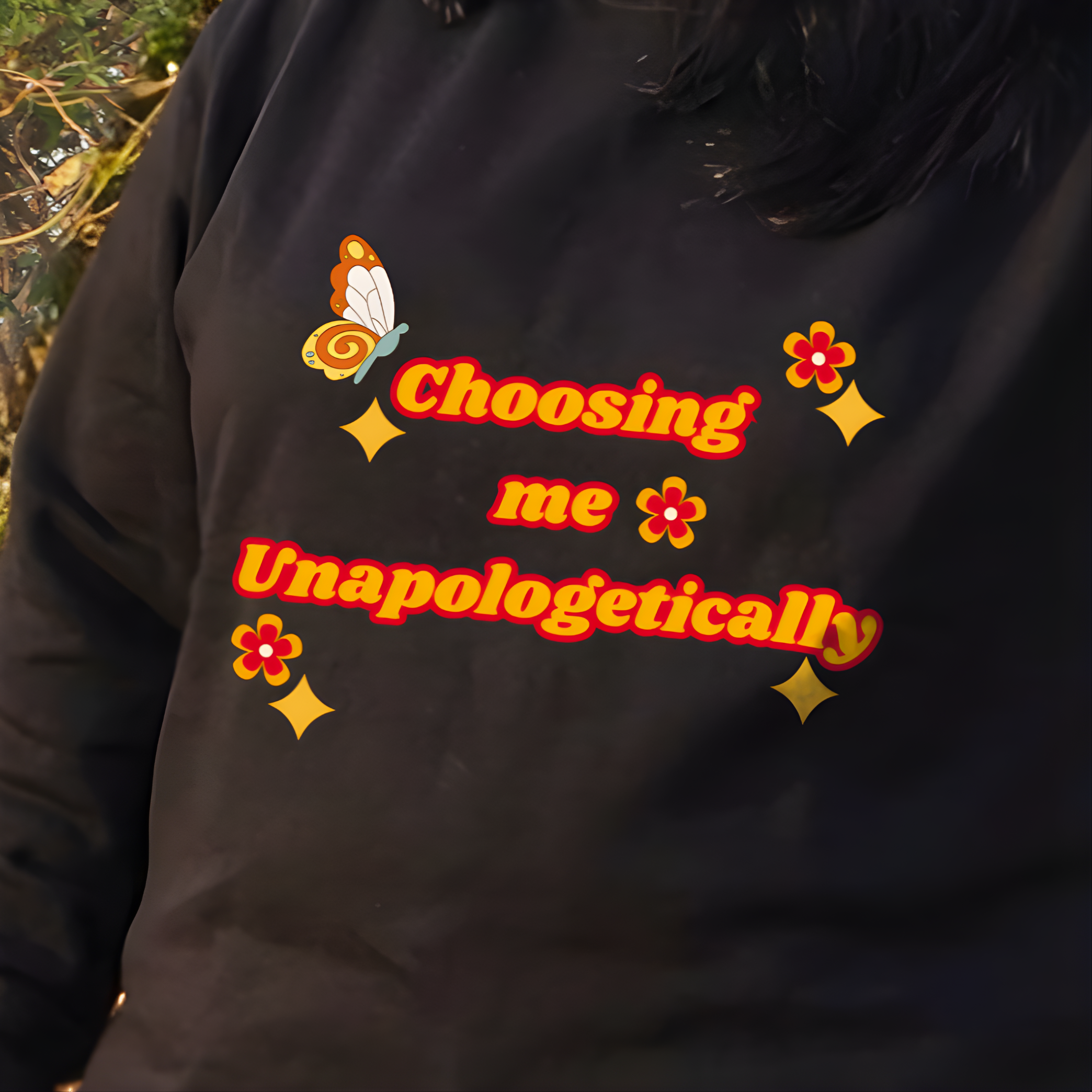 OVERSIZED SWEATSHIRT- Choosing Me Unapologetically