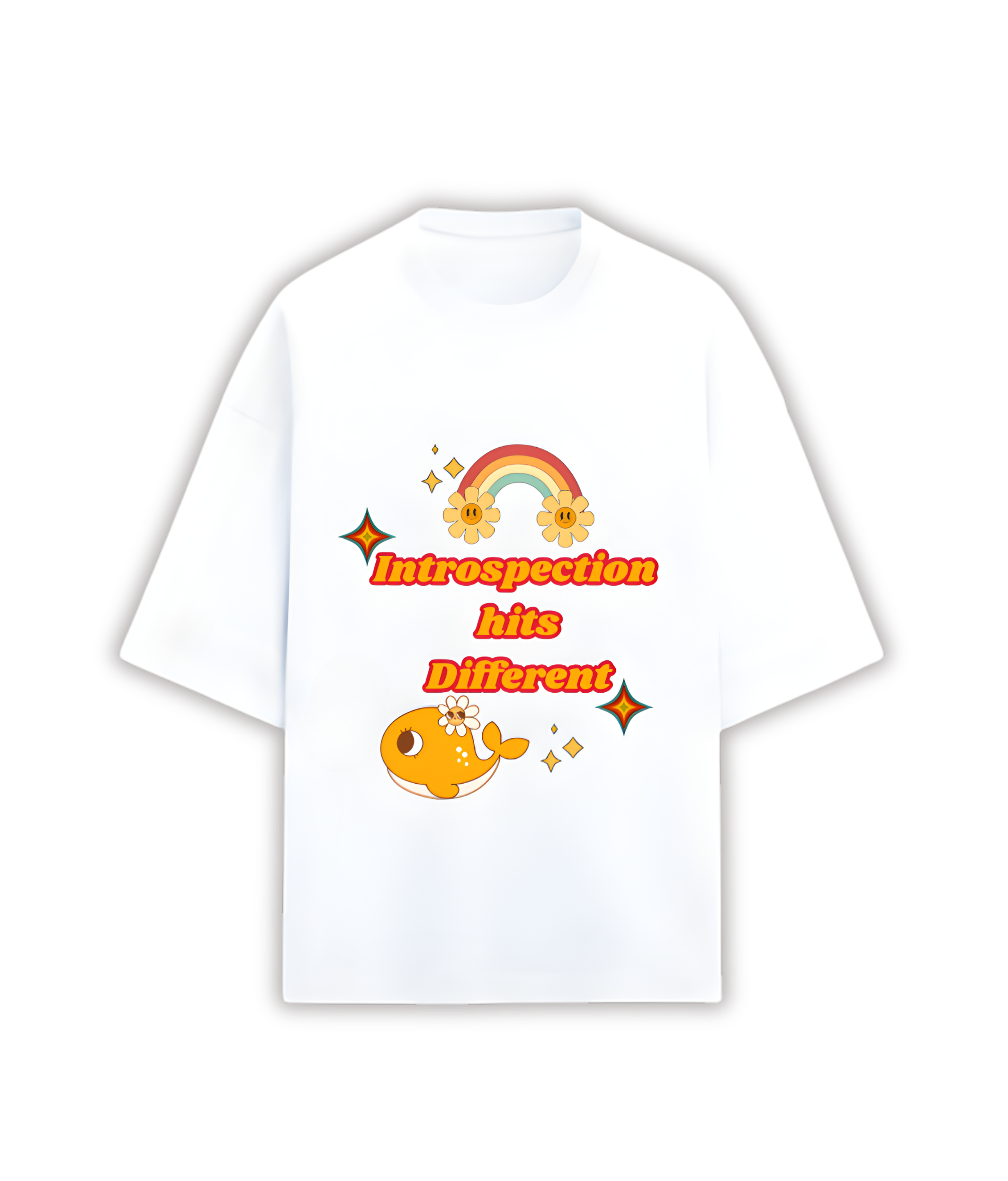 OVERSIZED T-SHIRT- Introspection Hits Different