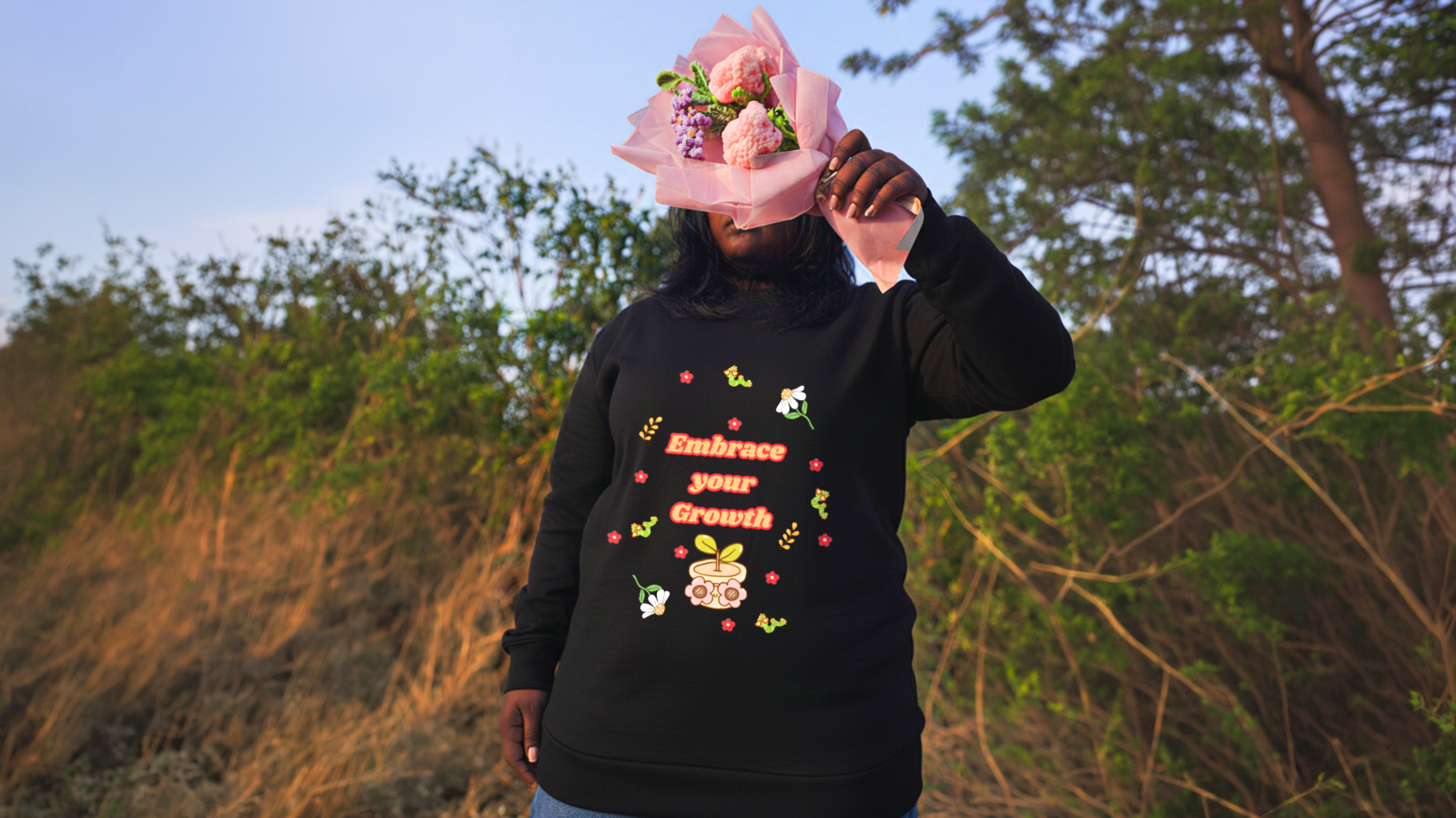 OVERSIZED SWEATSHIRT- Embrace Your Growth