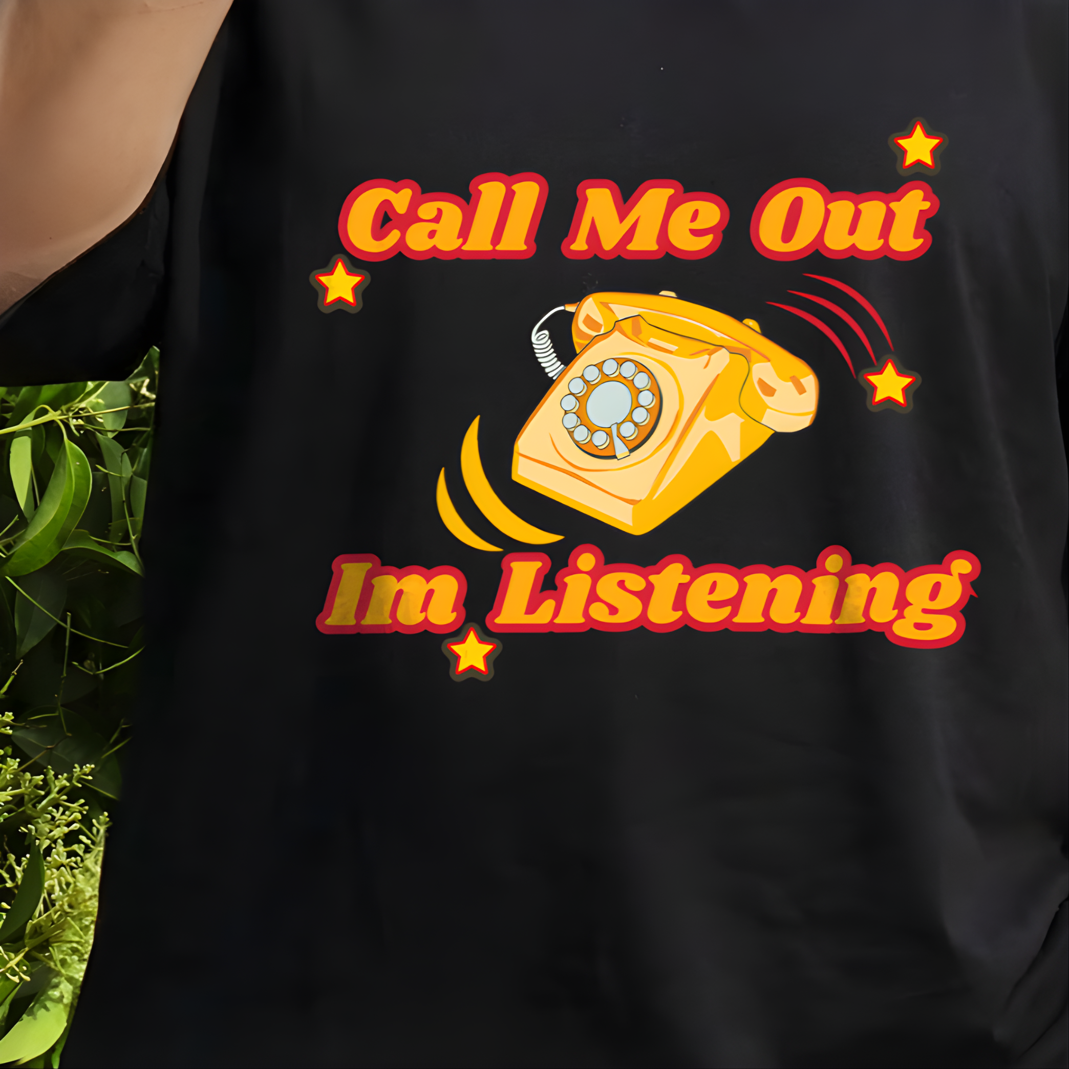 OVERSIZED TSHIRT- Call Me Out I'm Listening