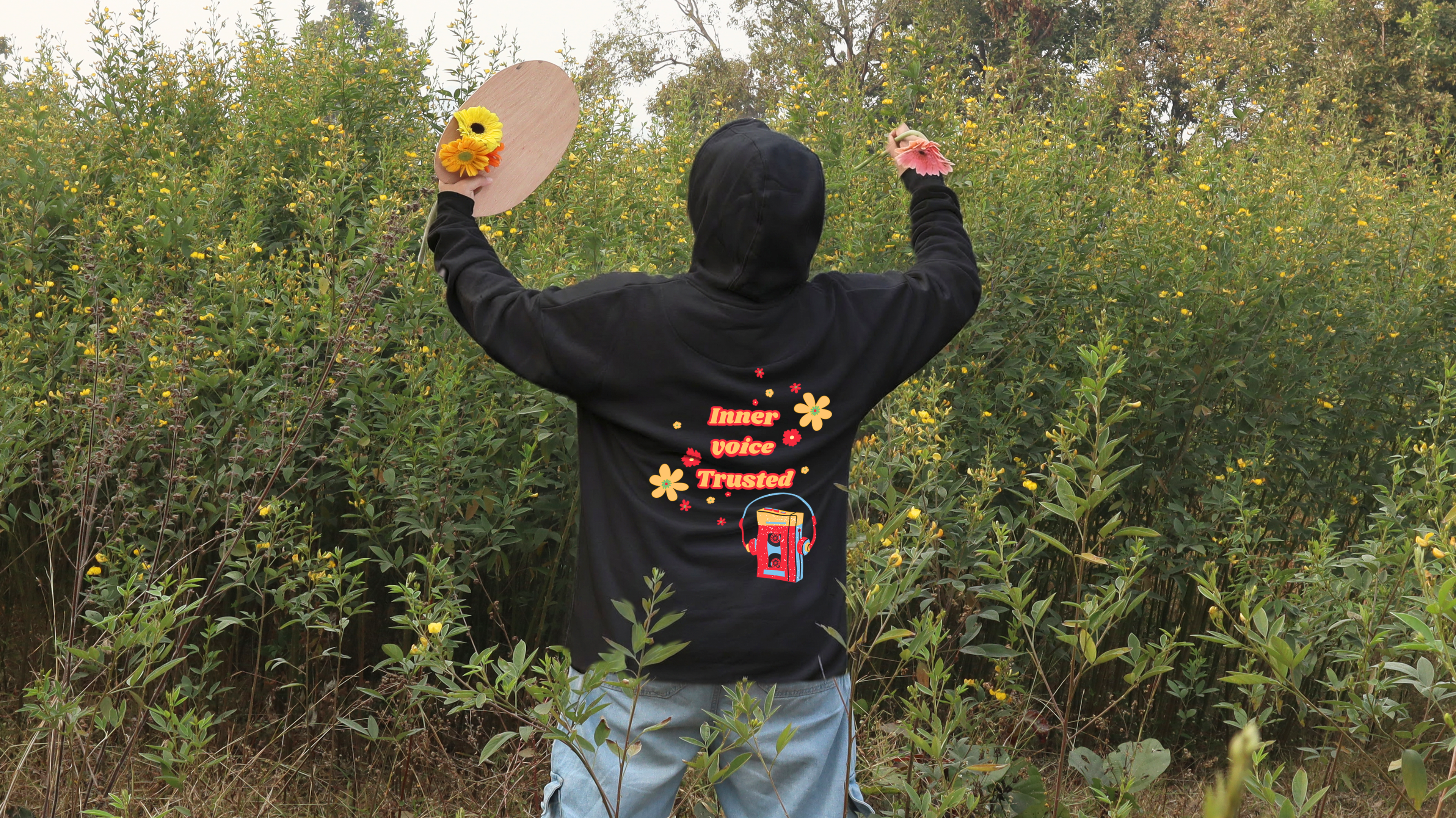 OVERSIZED HOODIE- Inner Voice Trusted
