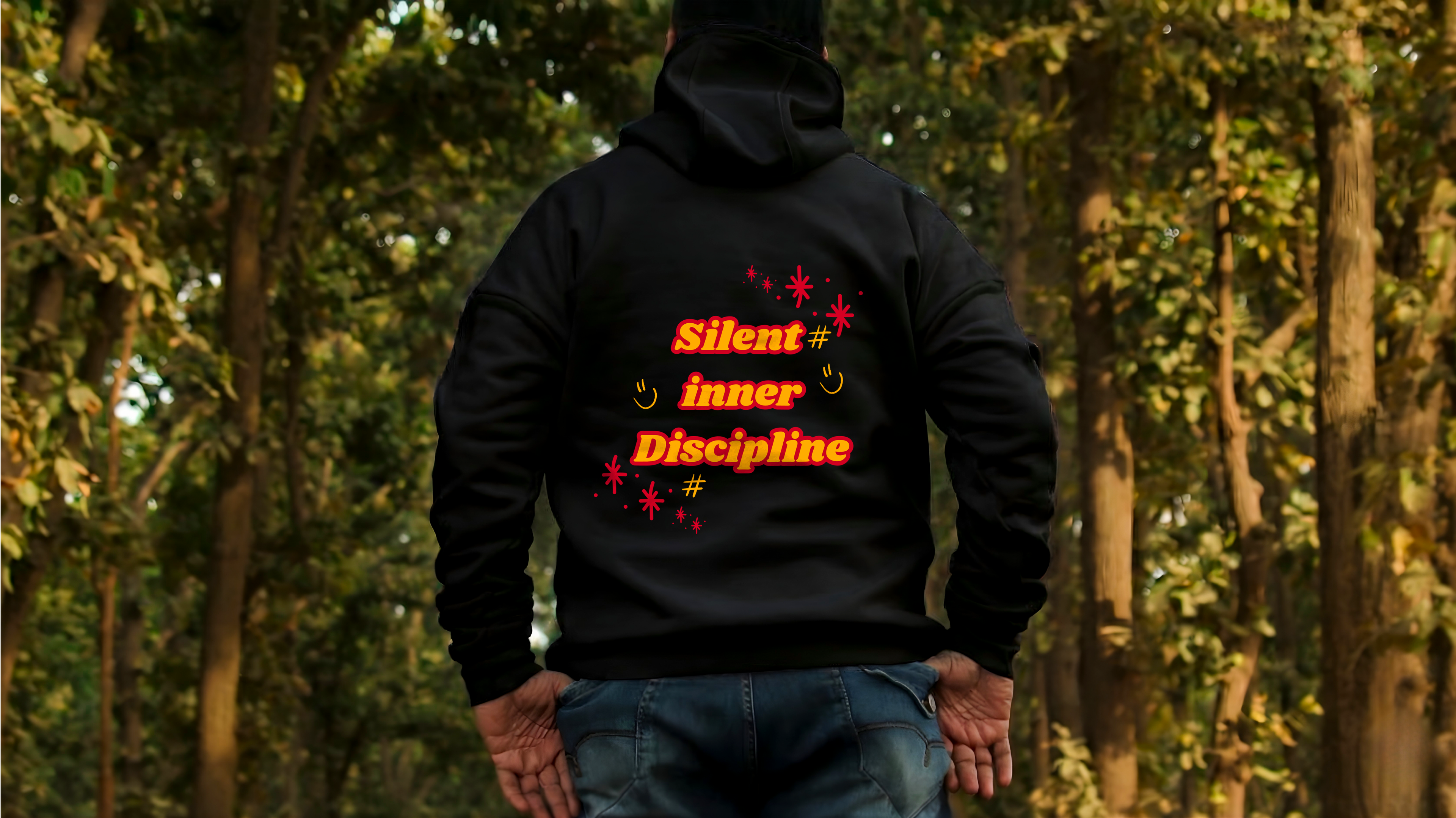 OVERSIZED HOODIE- Silent Inner Discipline