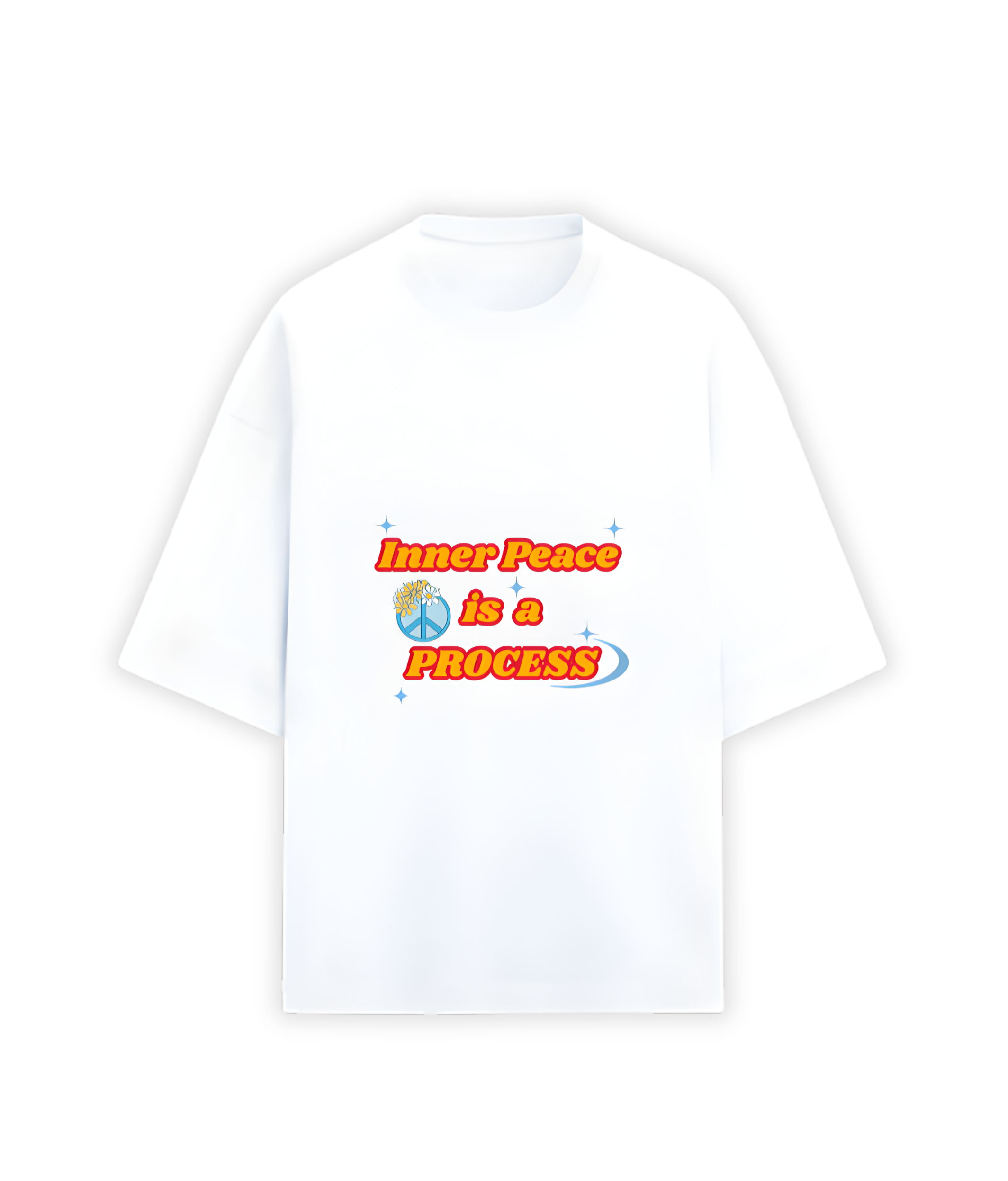 OVERSIZED TSHIRT- Inner Peace Is A Process