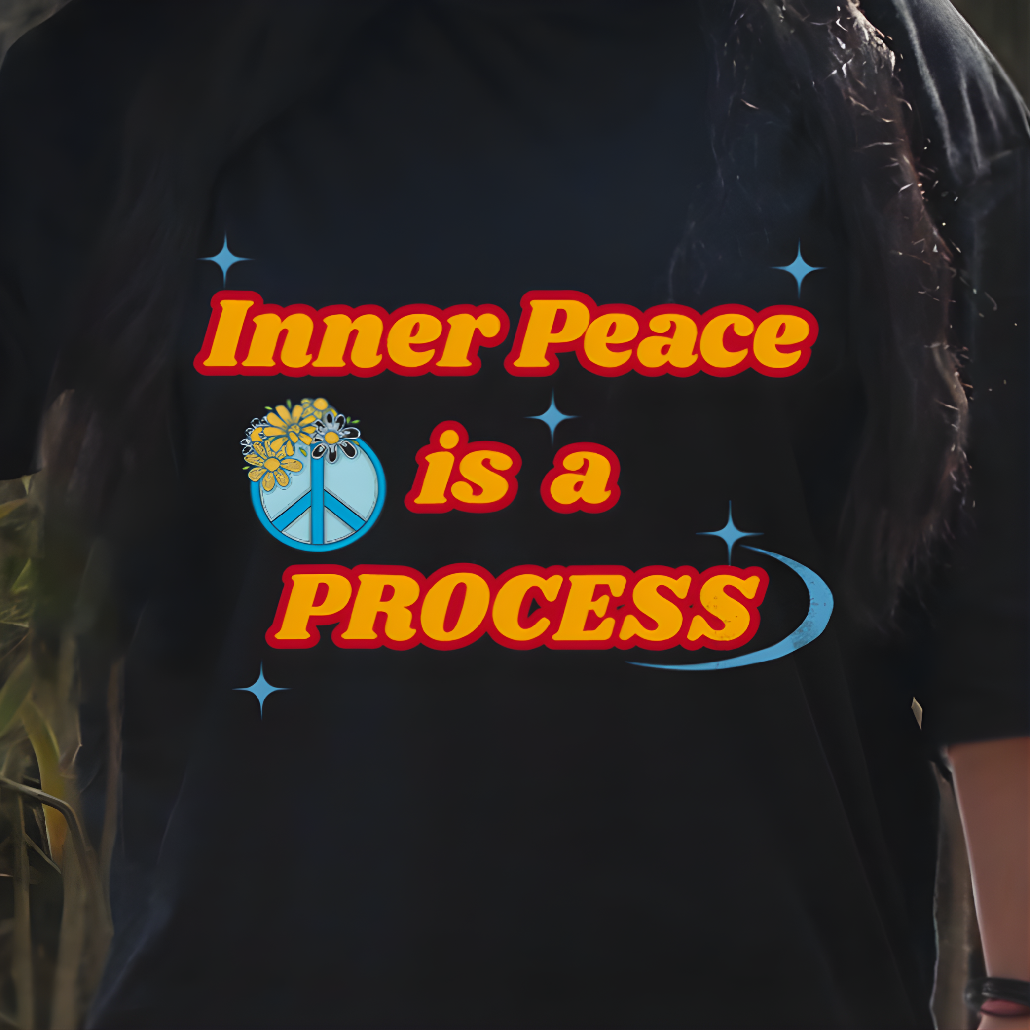 OVERSIZED TSHIRT- Inner Peace Is A Process
