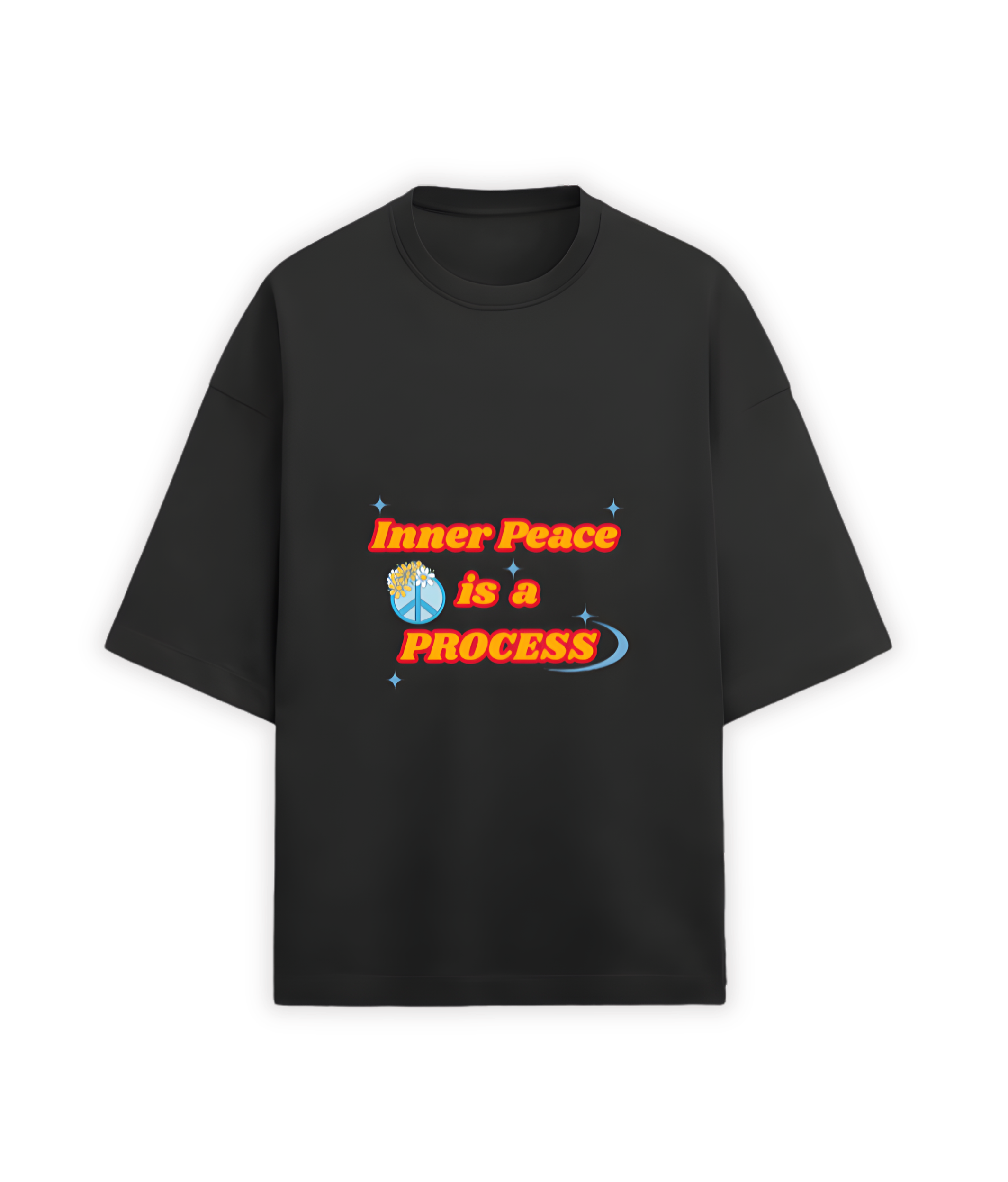 OVERSIZED TSHIRT- Inner Peace Is A Process