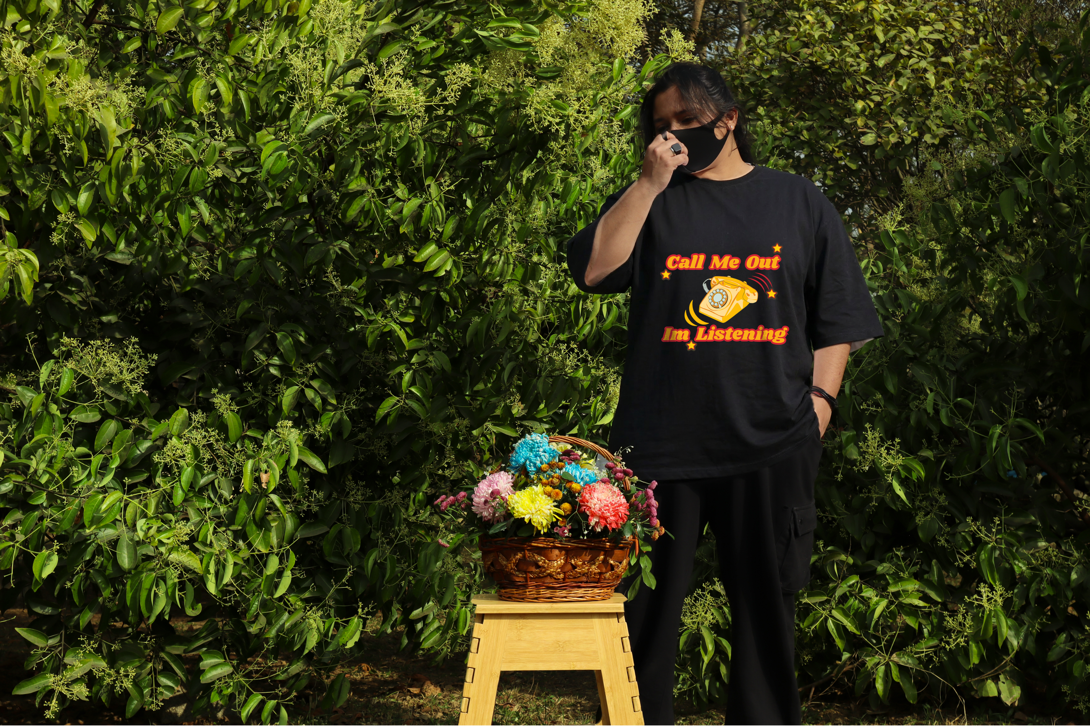 OVERSIZED TSHIRT- Call Me Out I'm Listening