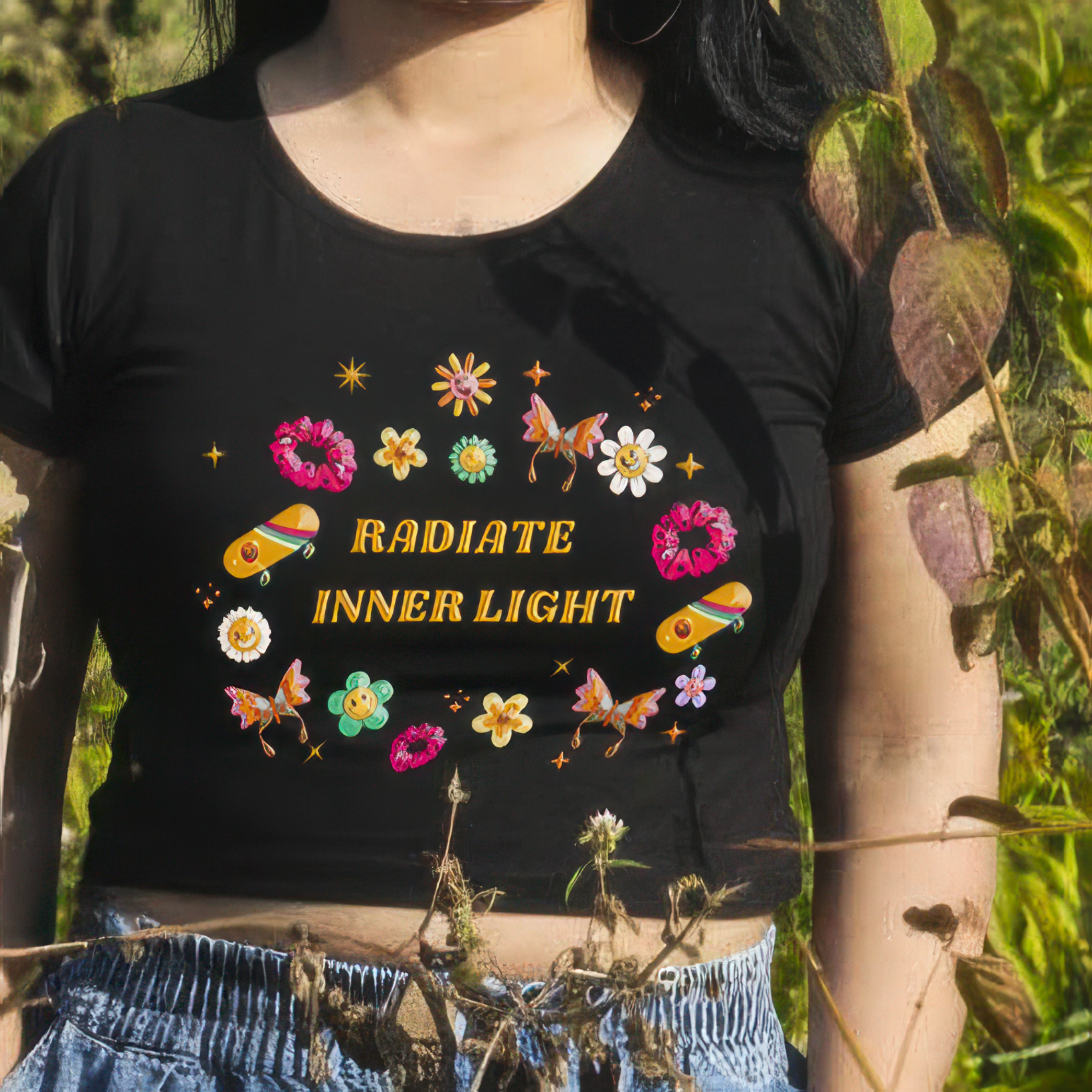 CROP TOP- Radiate Inner Light