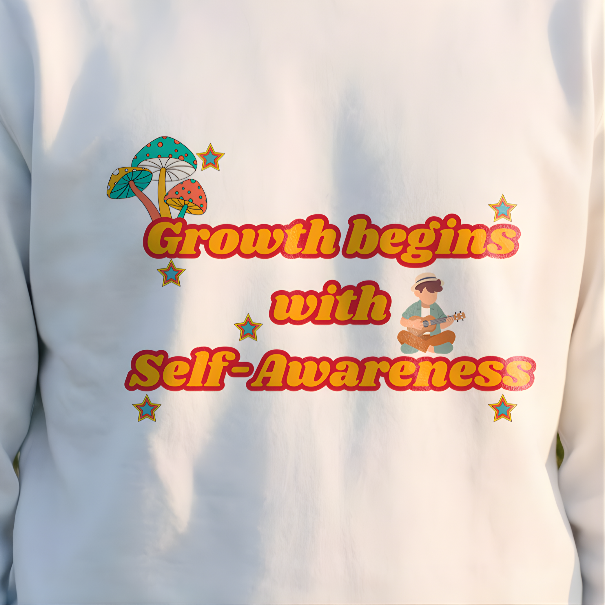 OVERSIZED SWEATSHIRT- Growth Begins With Self Awareness