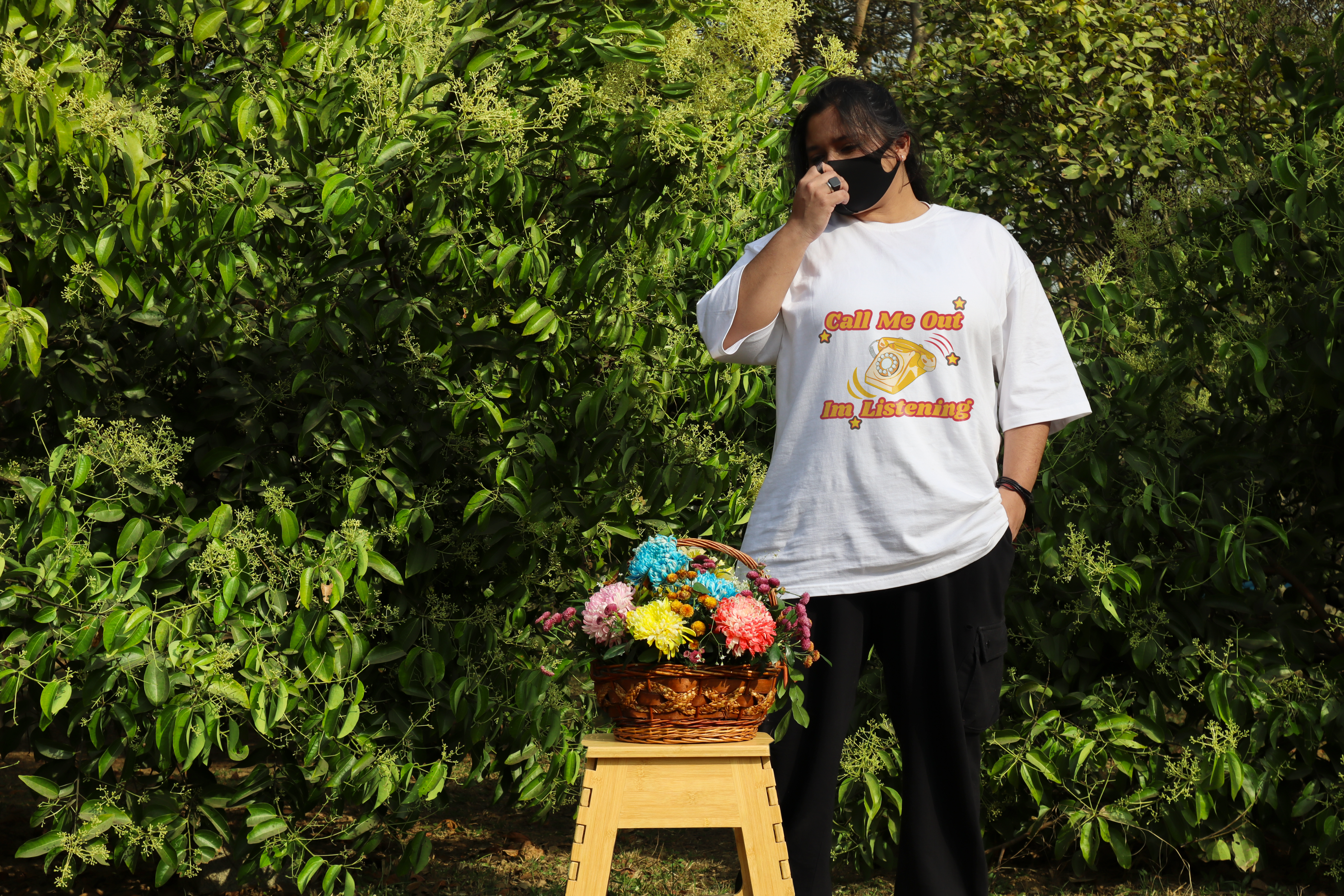 OVERSIZED TSHIRT- Call Me Out I'm Listening