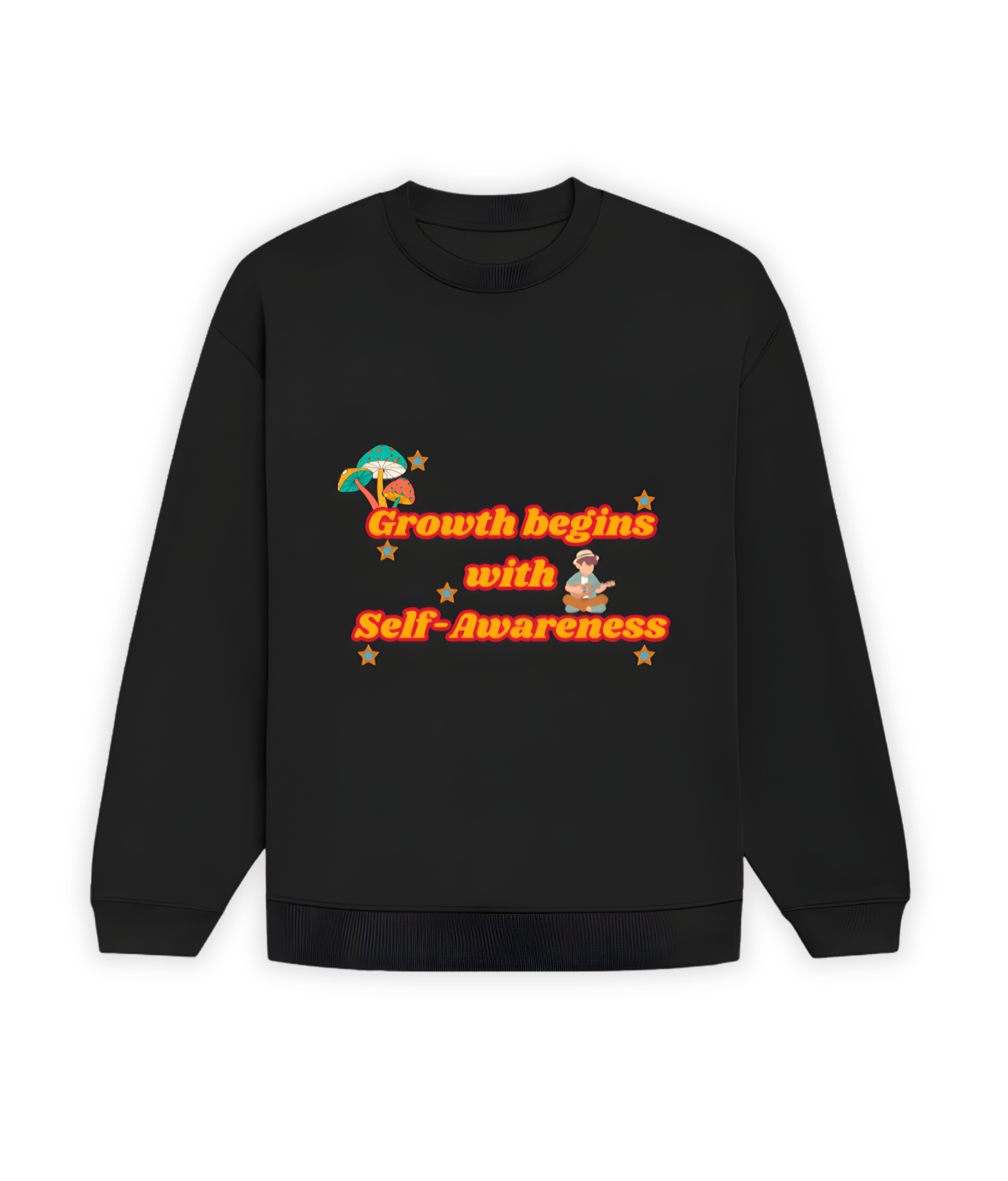 OVERSIZED SWEATSHIRT- Growth Begins With Self Awareness