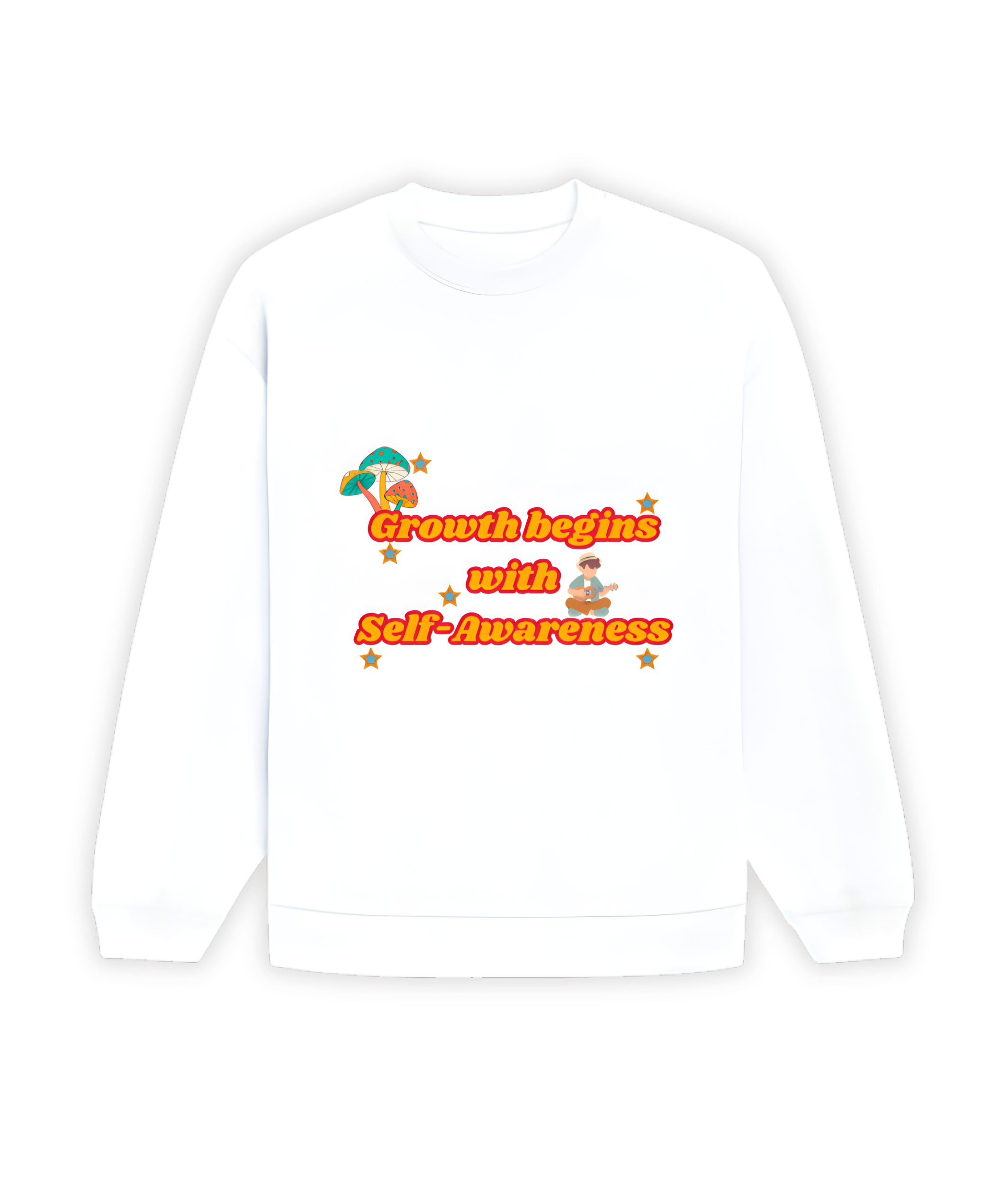 OVERSIZED SWEATSHIRT- Growth Begins With Self Awareness
