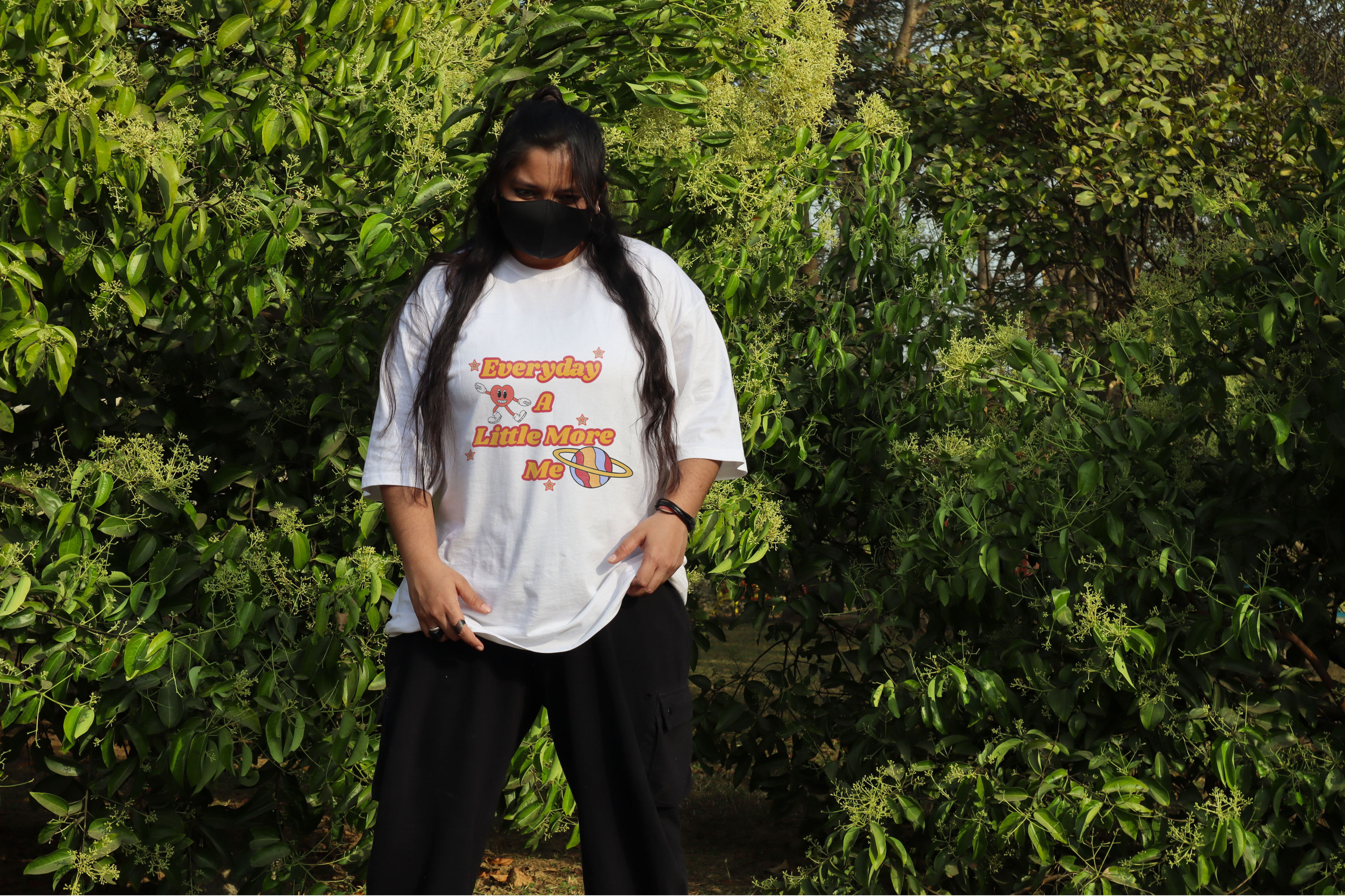 OVERSIZED TSHIRT- Everyday A Little More Me