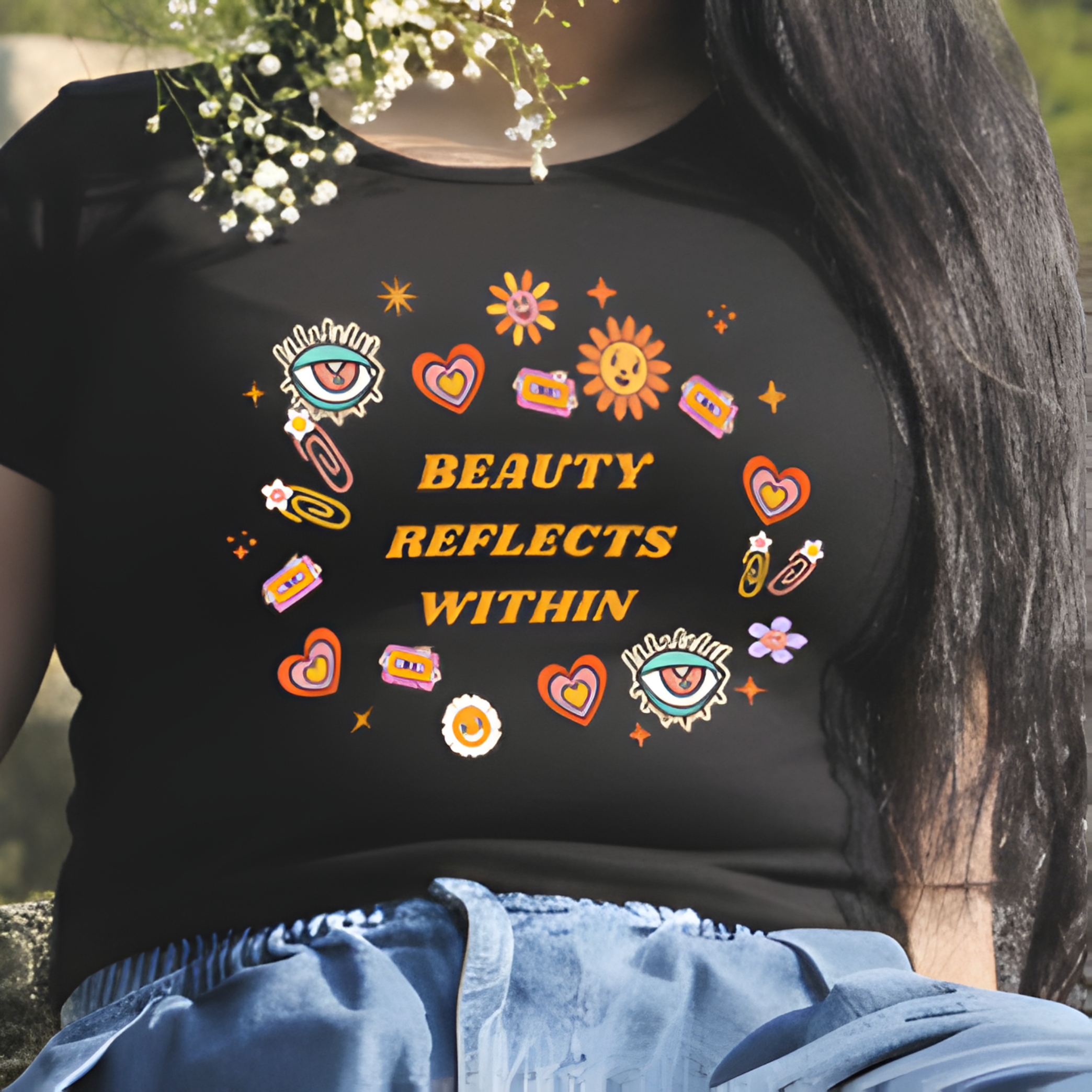 CROP TOP- Beauty Reflects Within
