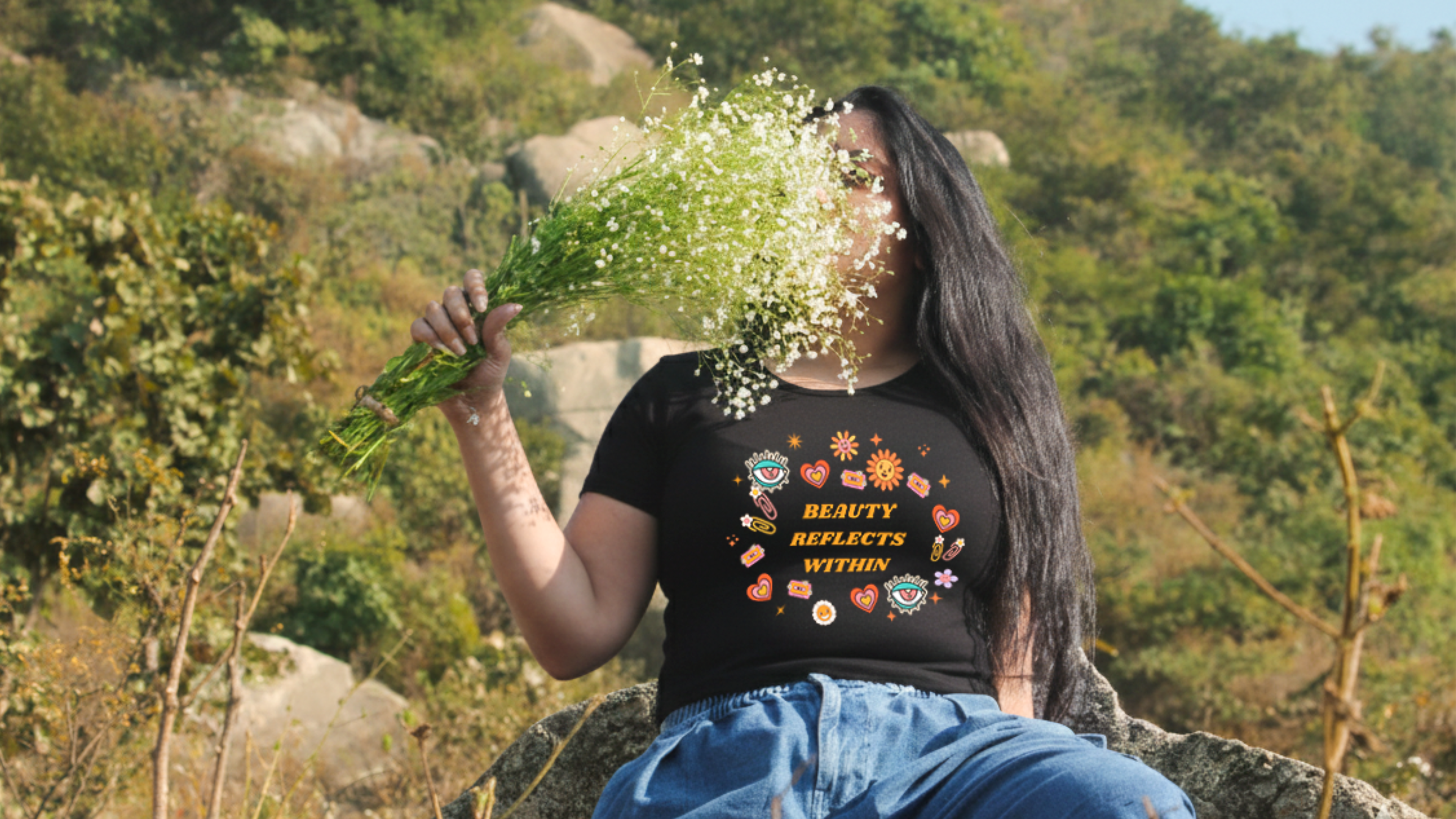 CROP TOP- Beauty Reflects Within