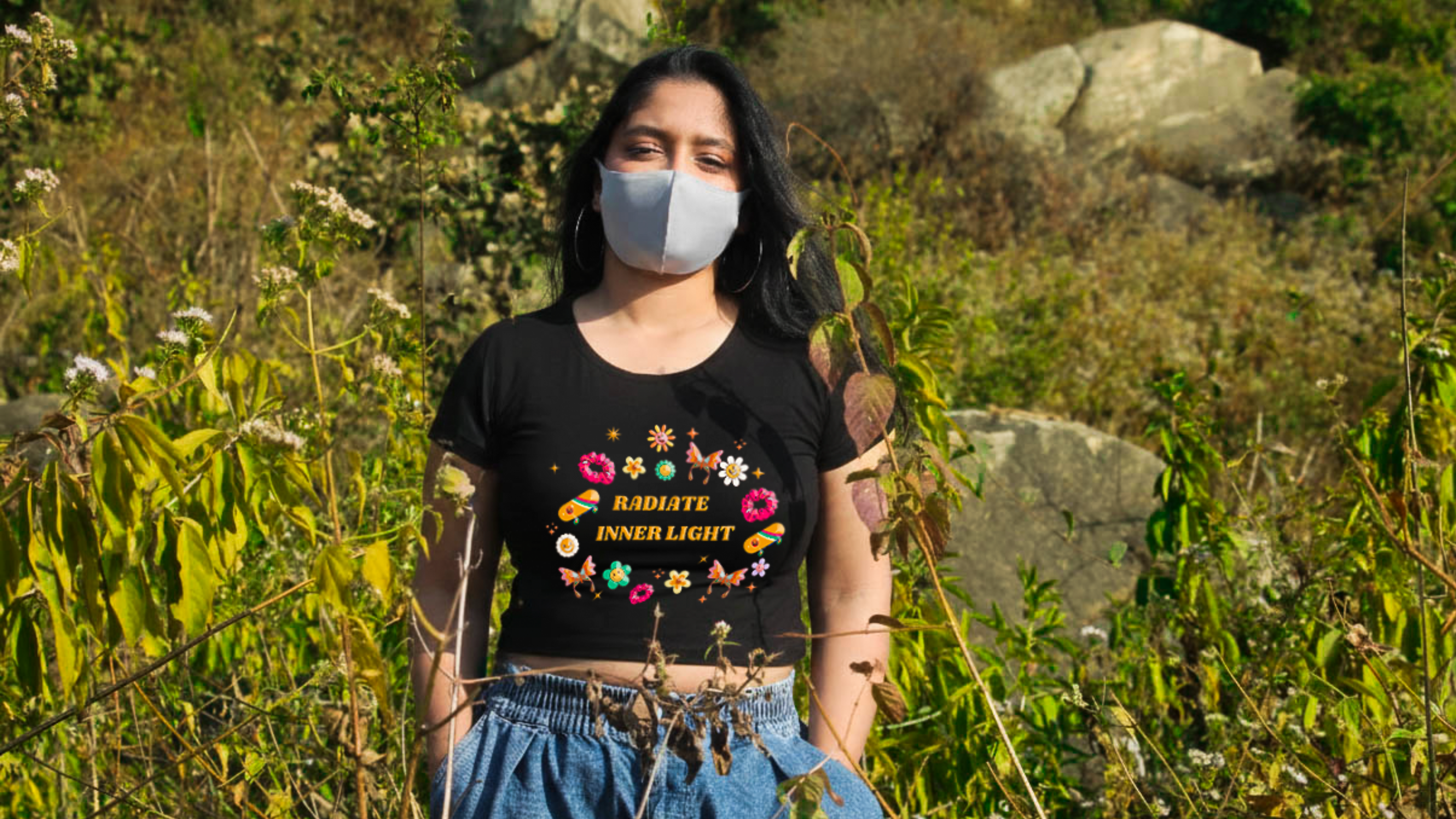 CROP TOP- Radiate Inner Light