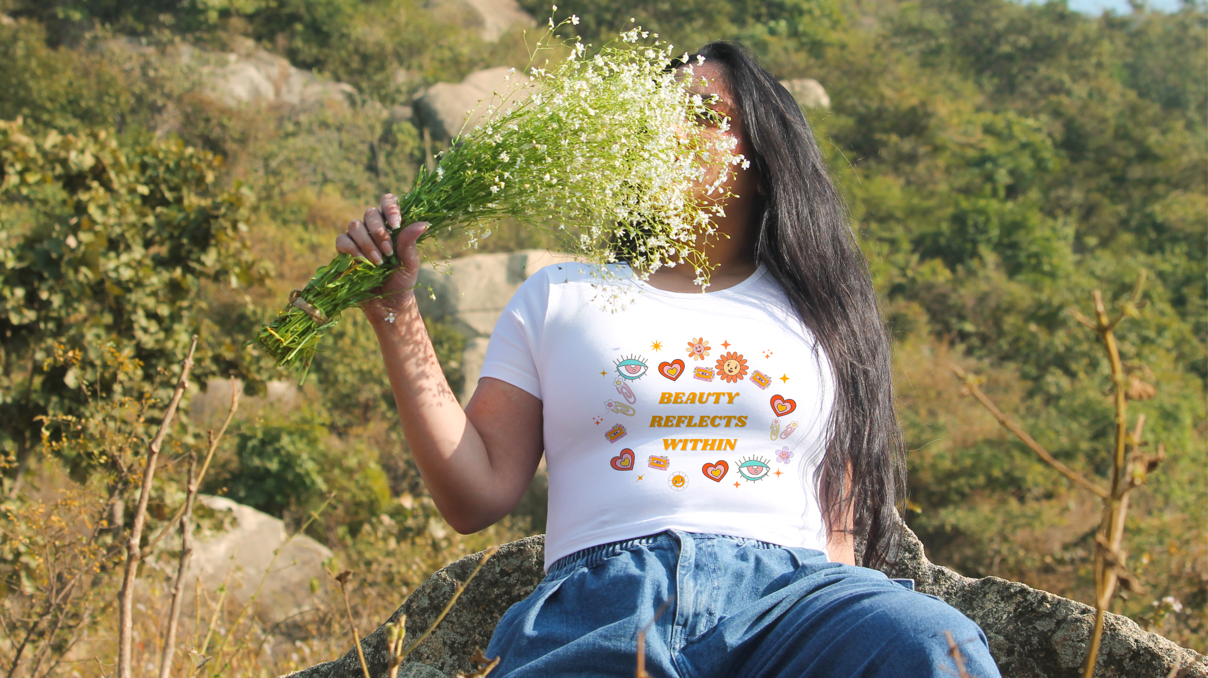 CROP TOP- Beauty Reflects Within