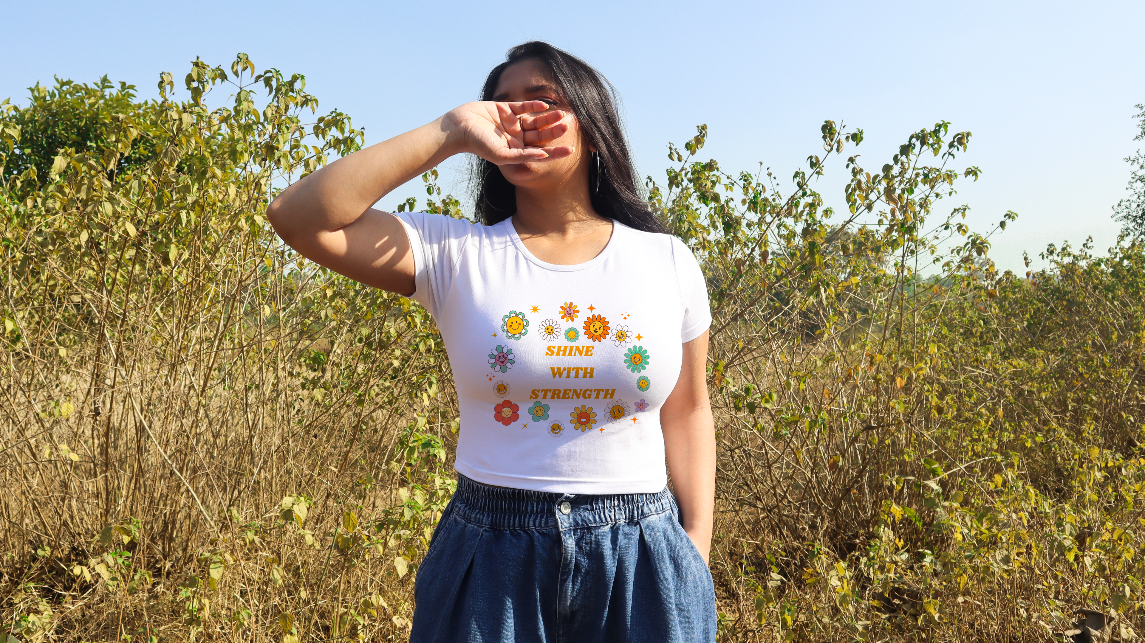 CROP TOP- Shine With Strength