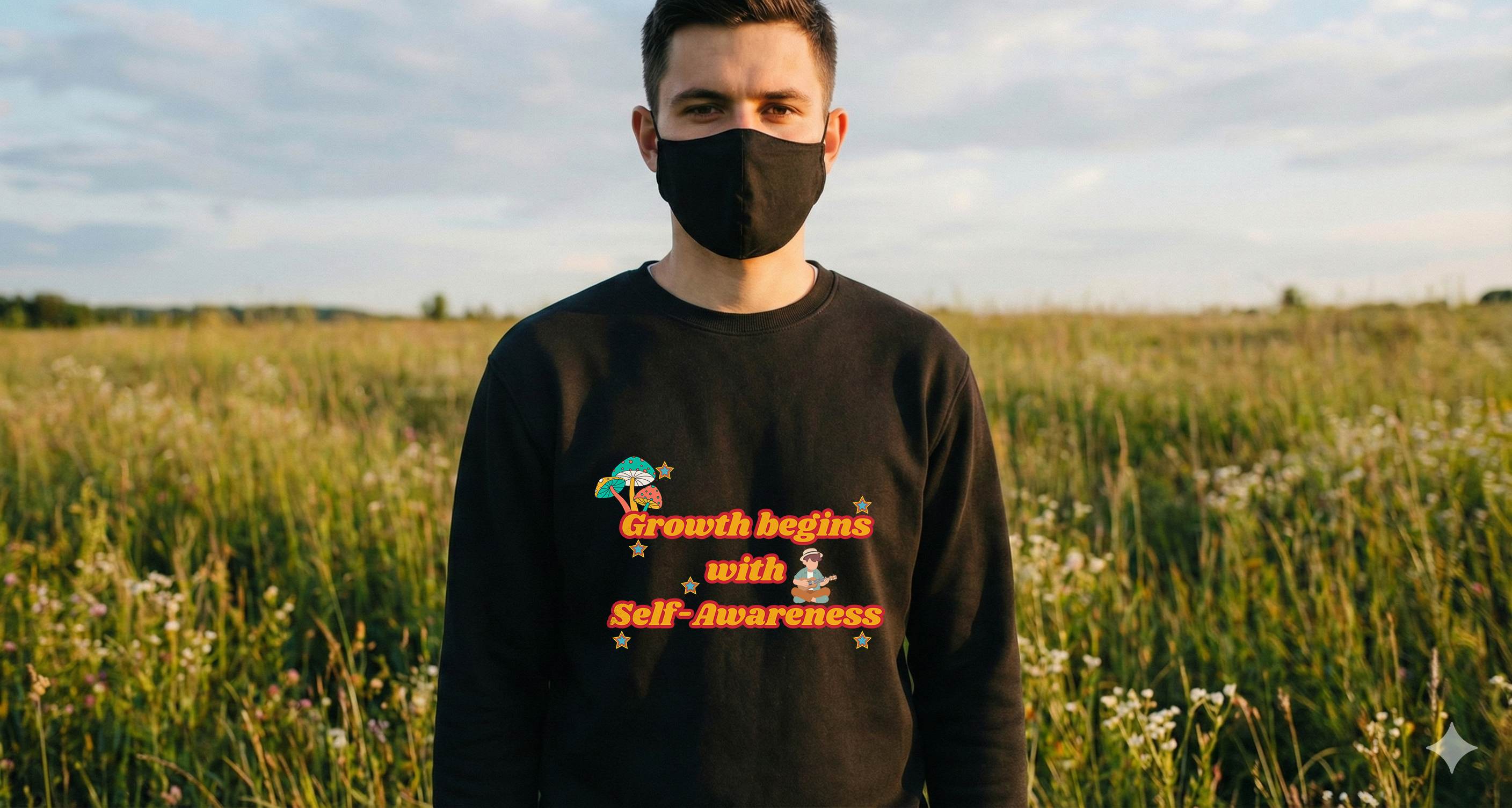 OVERSIZED SWEATSHIRT- Growth Begins With Self Awareness