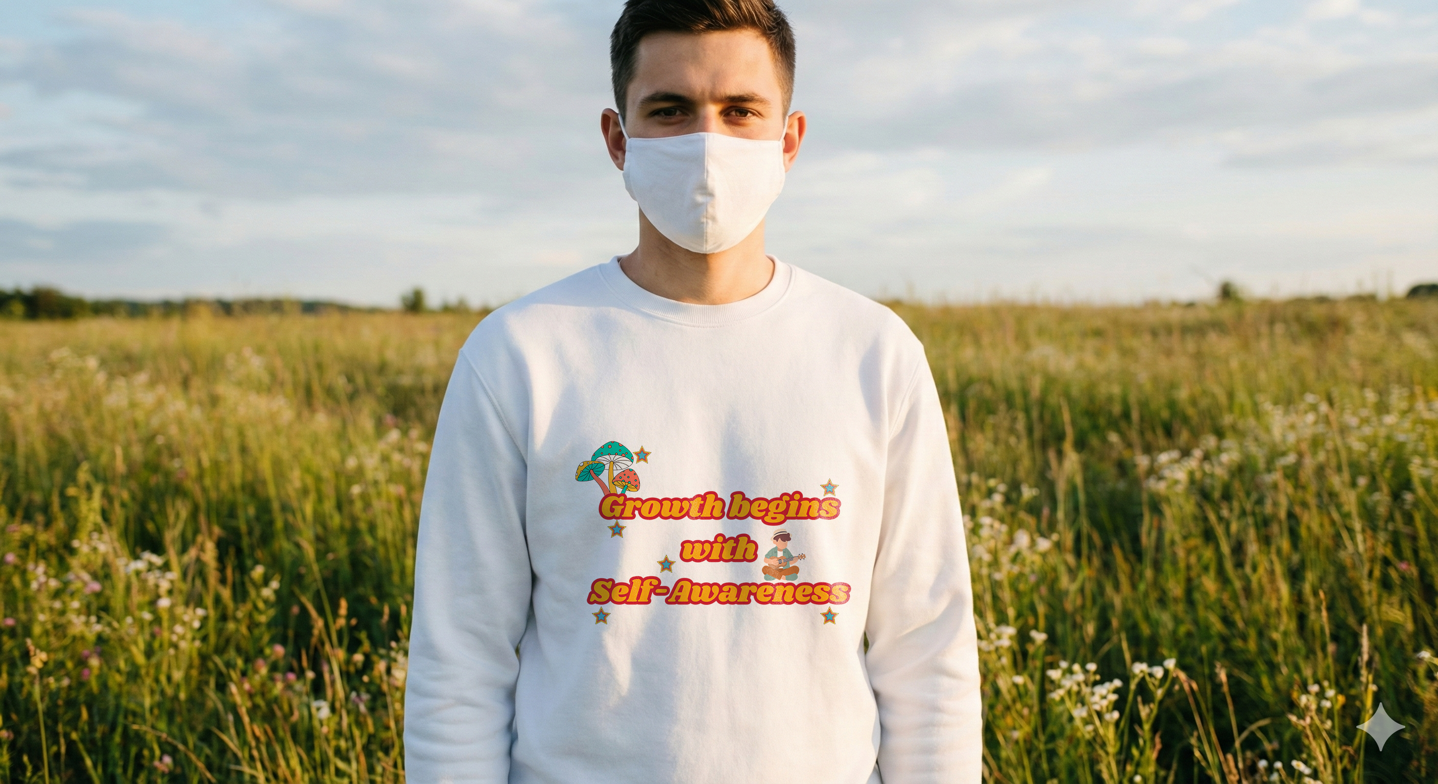 OVERSIZED SWEATSHIRT- Growth Begins With Self Awareness