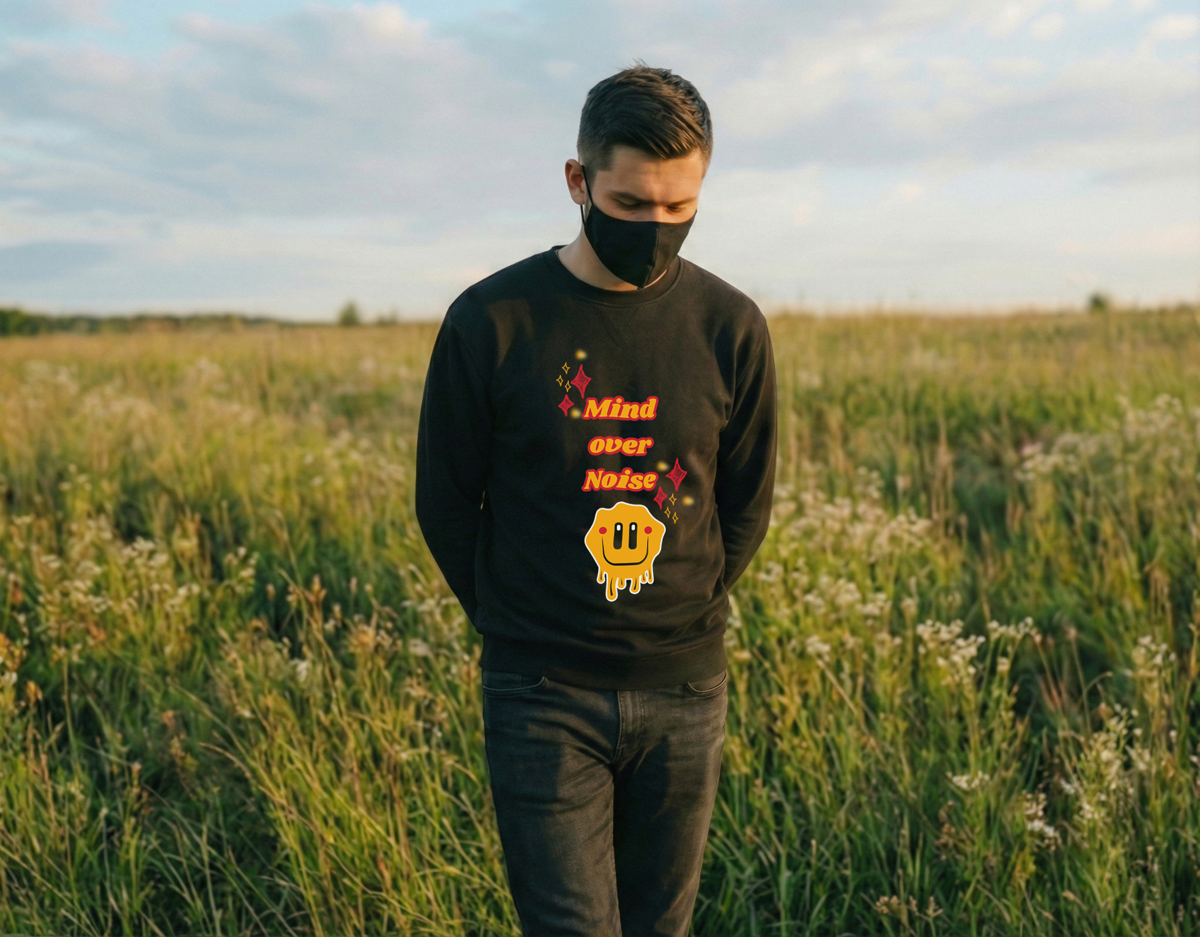 OVERSIZED SWEATSHIRT- Mind Over Noise