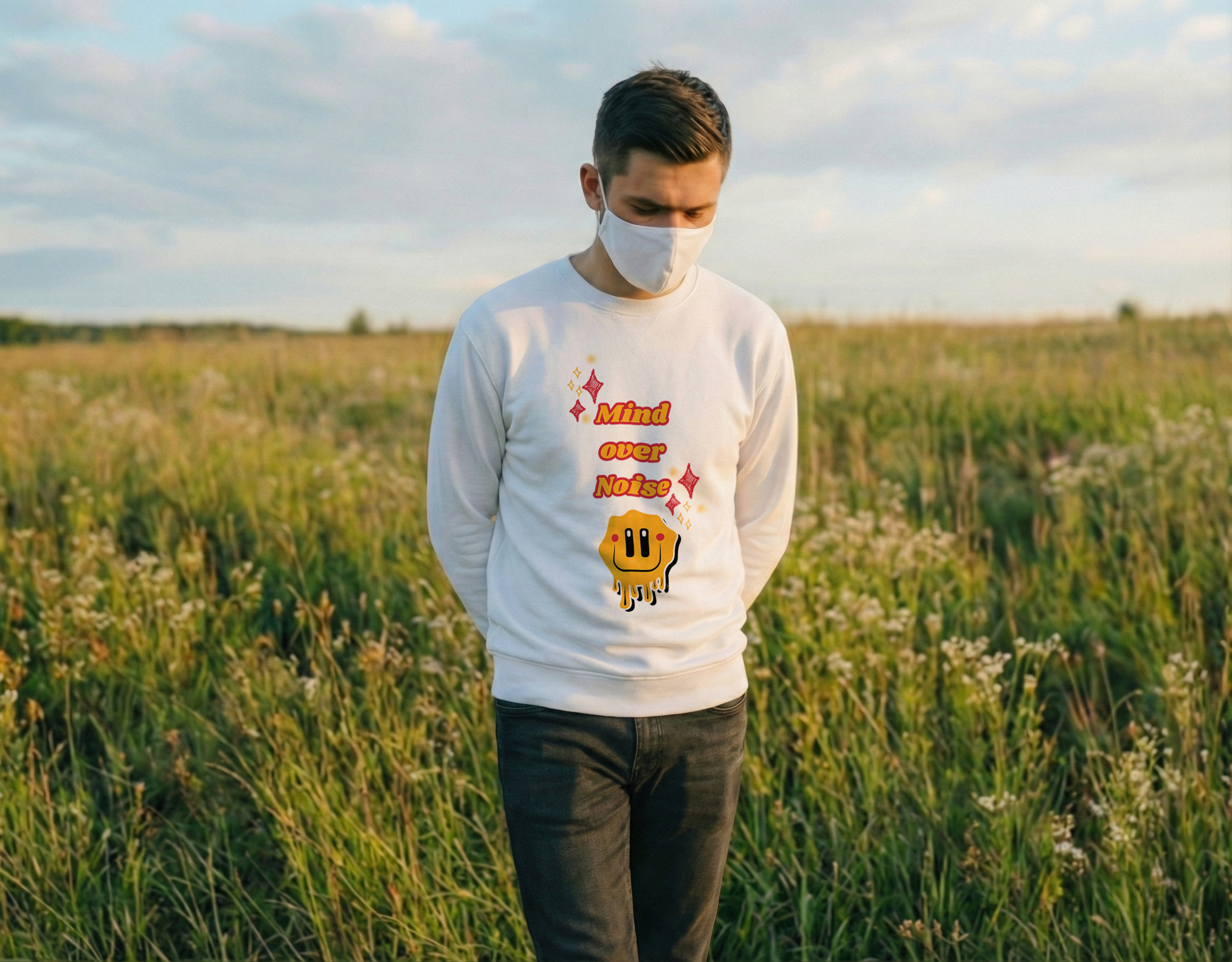 OVERSIZED SWEATSHIRT- Mind Over Noise
